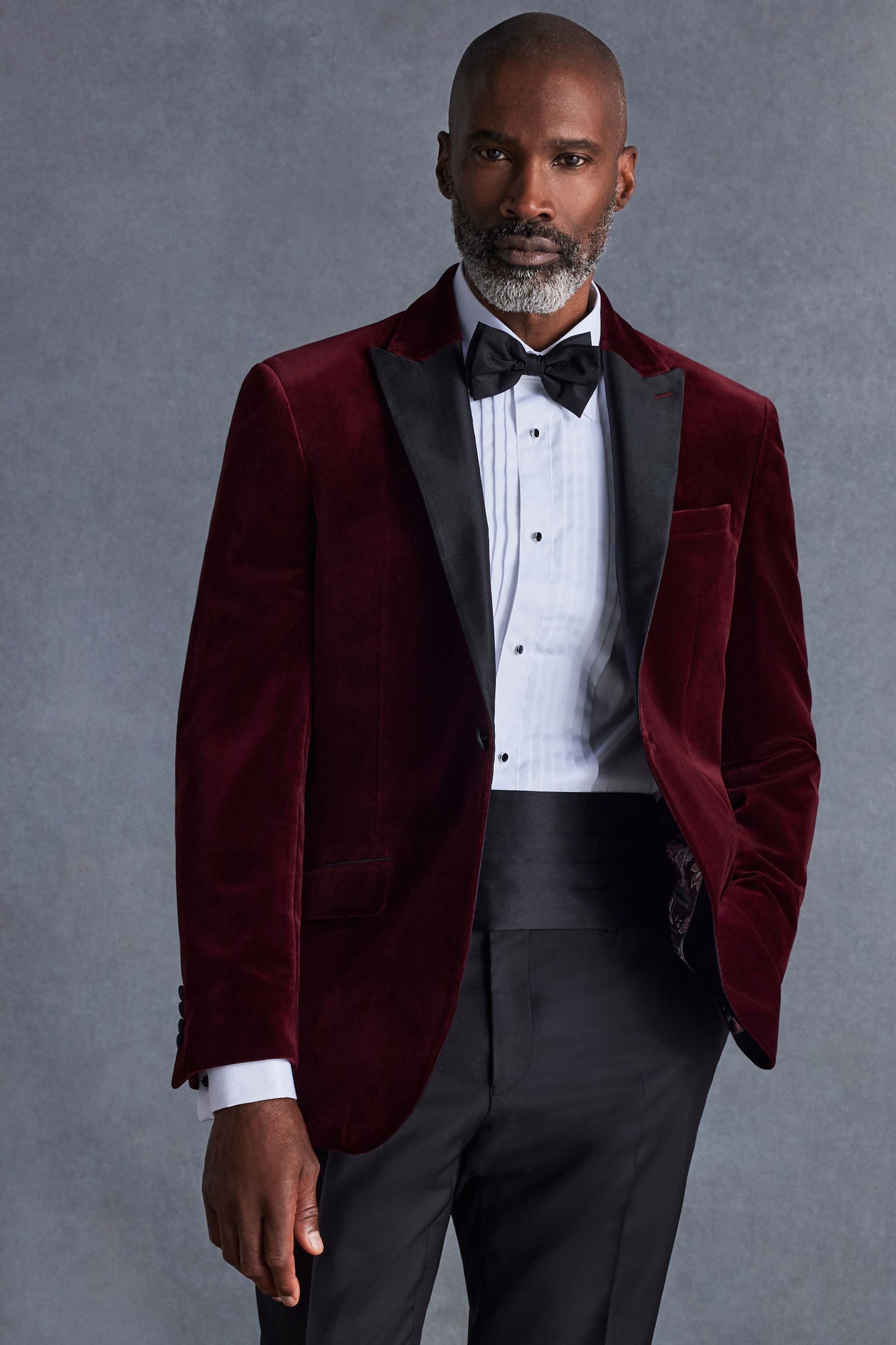 Next Sakko Signature Samt-Blazer aus italienischem
