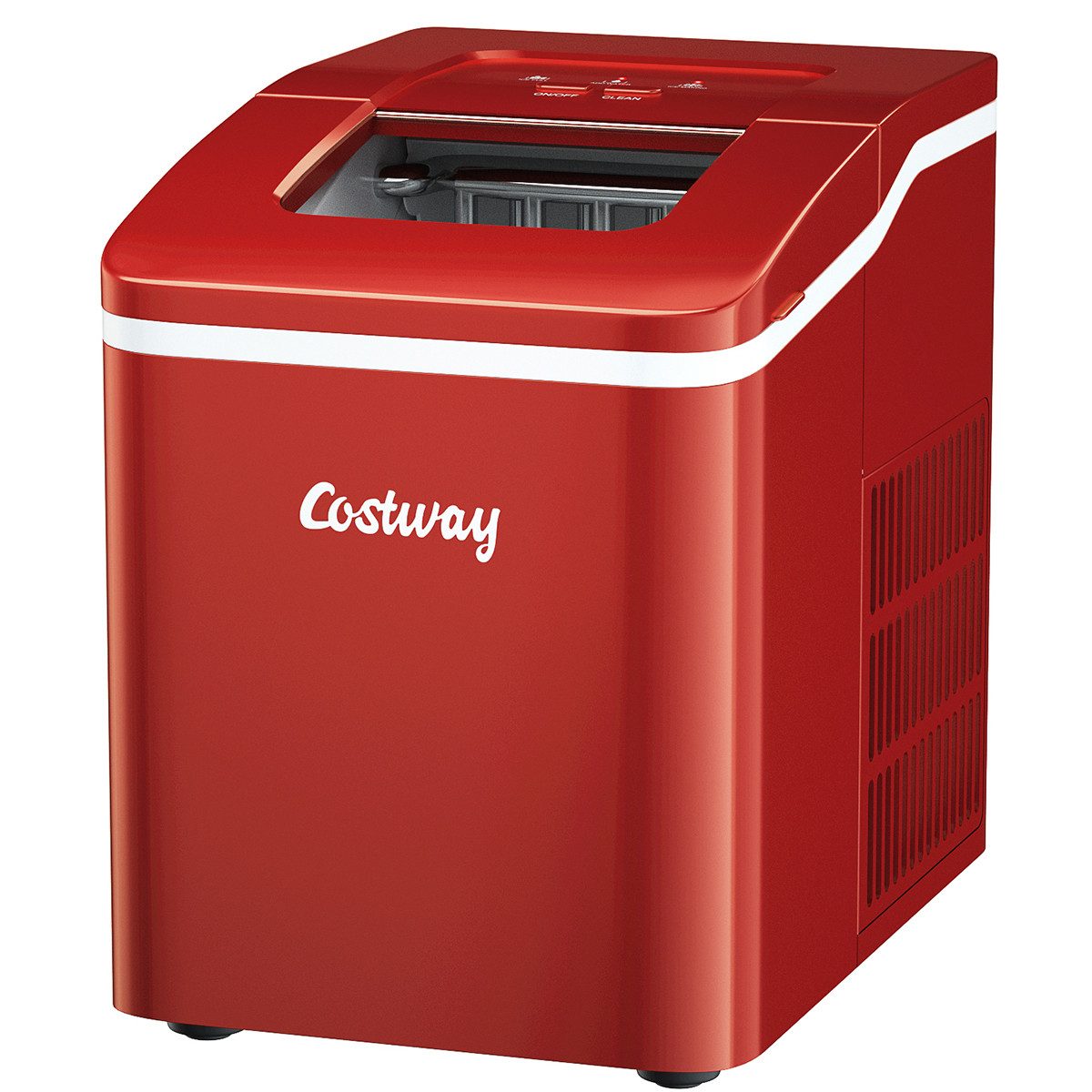 COSTWAY Eiswürfelmaschine, 9 Eiswürfel in 8