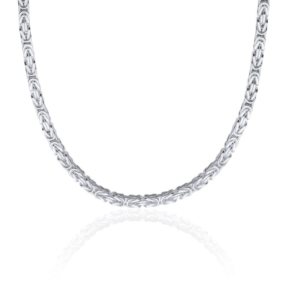 JEWLIX Silberkette 925er Sterling Silber Königskette-