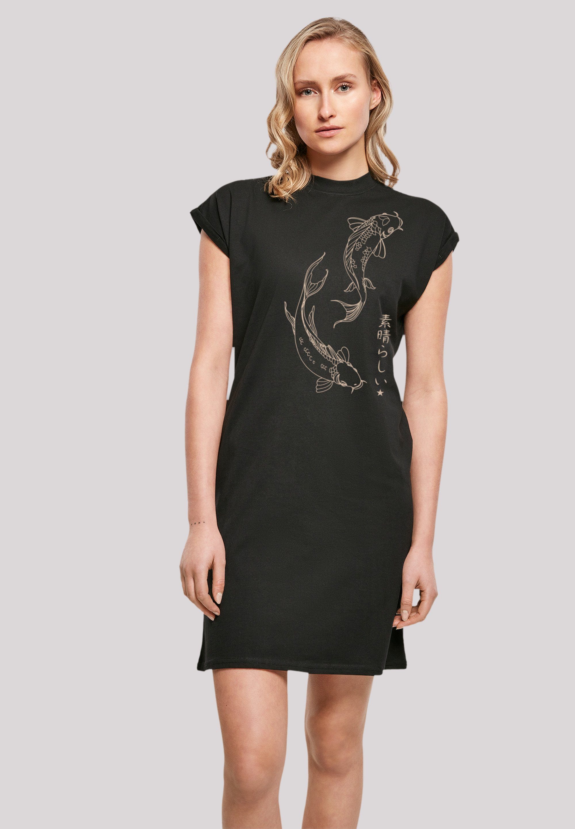 F4NT4STIC Shirtkleid Koi Karpfen Print