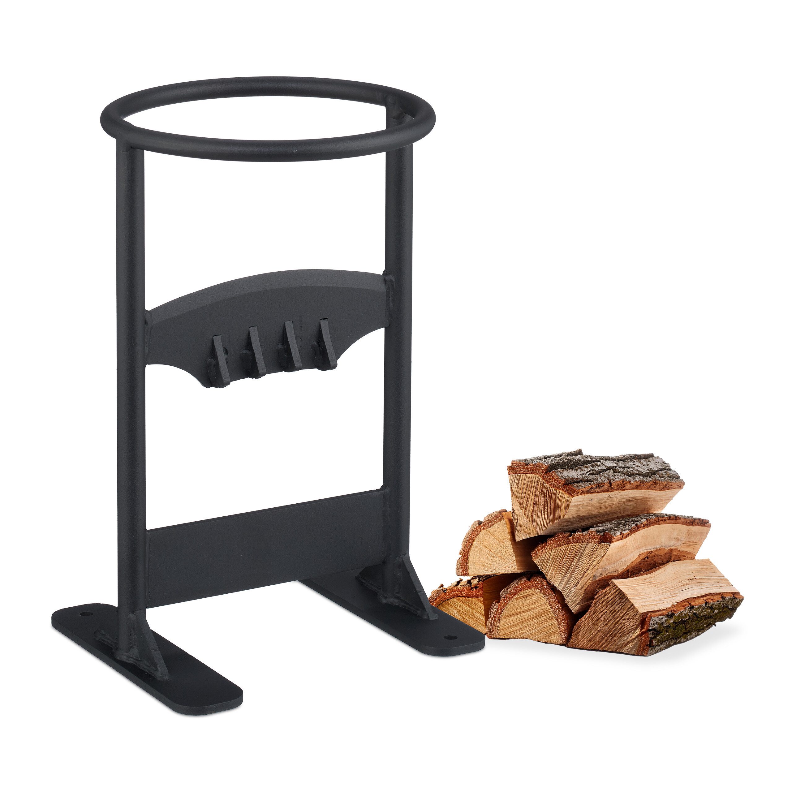 relaxdays Holzspalter Manueller Holzspalter