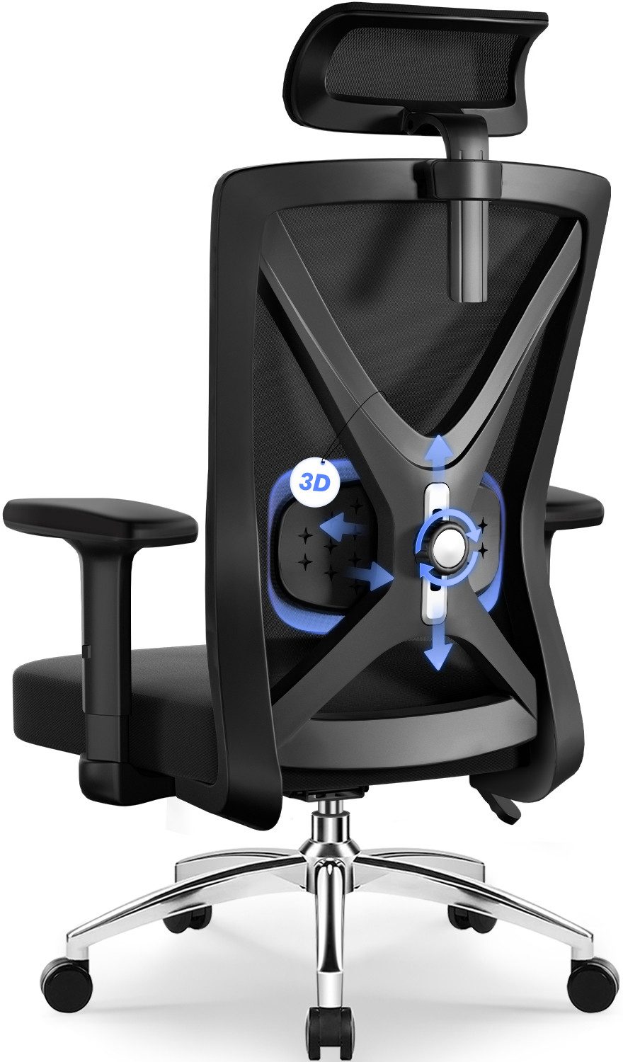 Hiazurm Bürostuhl Bürostuhl, Chefsessel, Ergonomischer Schreibtischstuhl,