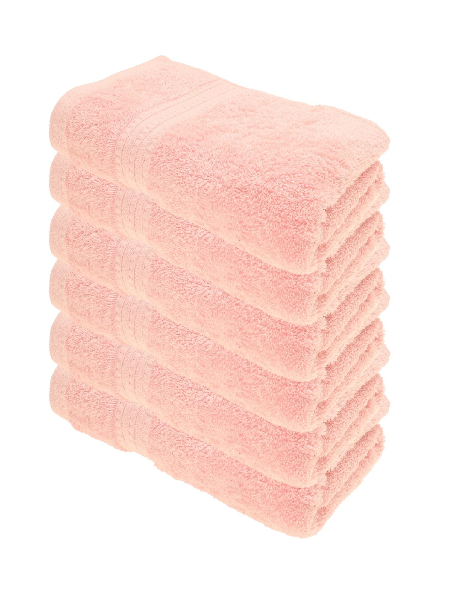 Julie Julsen Handtücher 6-Handtücher-Rosa, Bio-Baumwolle (6-St)