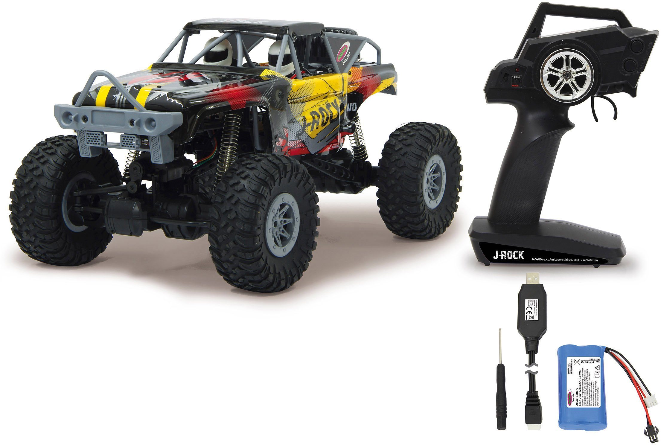 Jamara RC-Monstertruck J-Rock Crawler 4WD 1:10