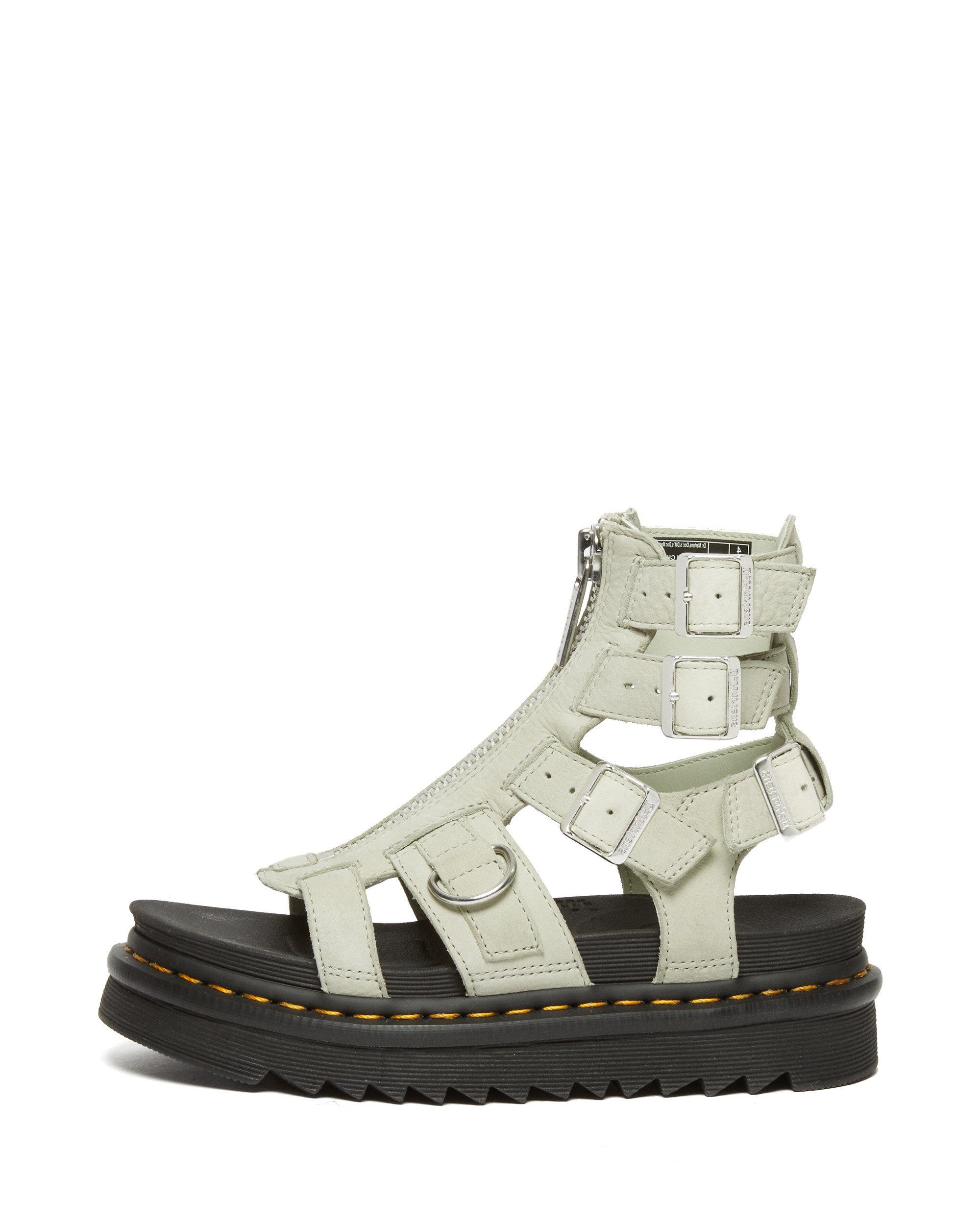 DR. MARTENS OLSON tumbled nubuck Sandale