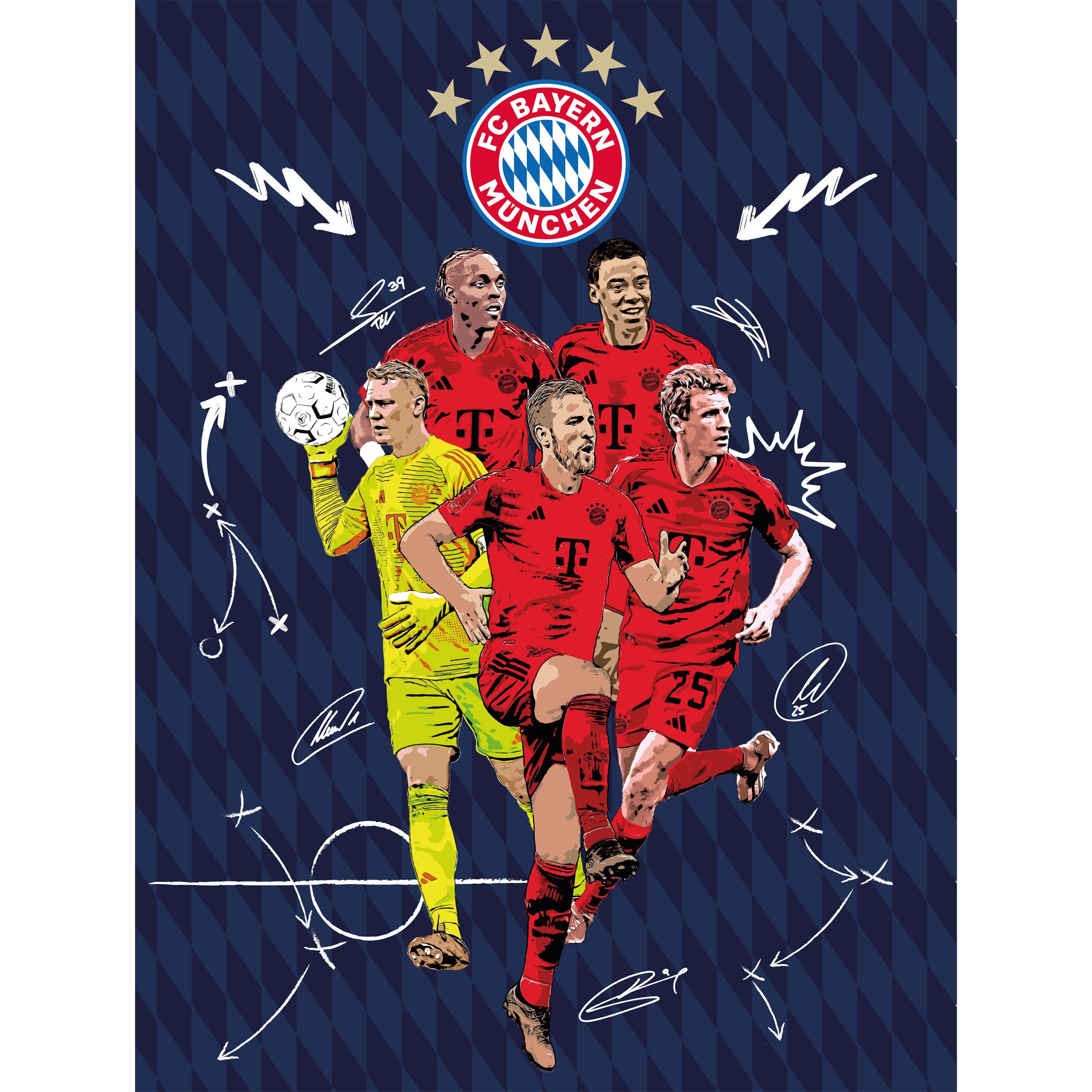 BERONAGE Tagesdecke FC Bayern München Decke