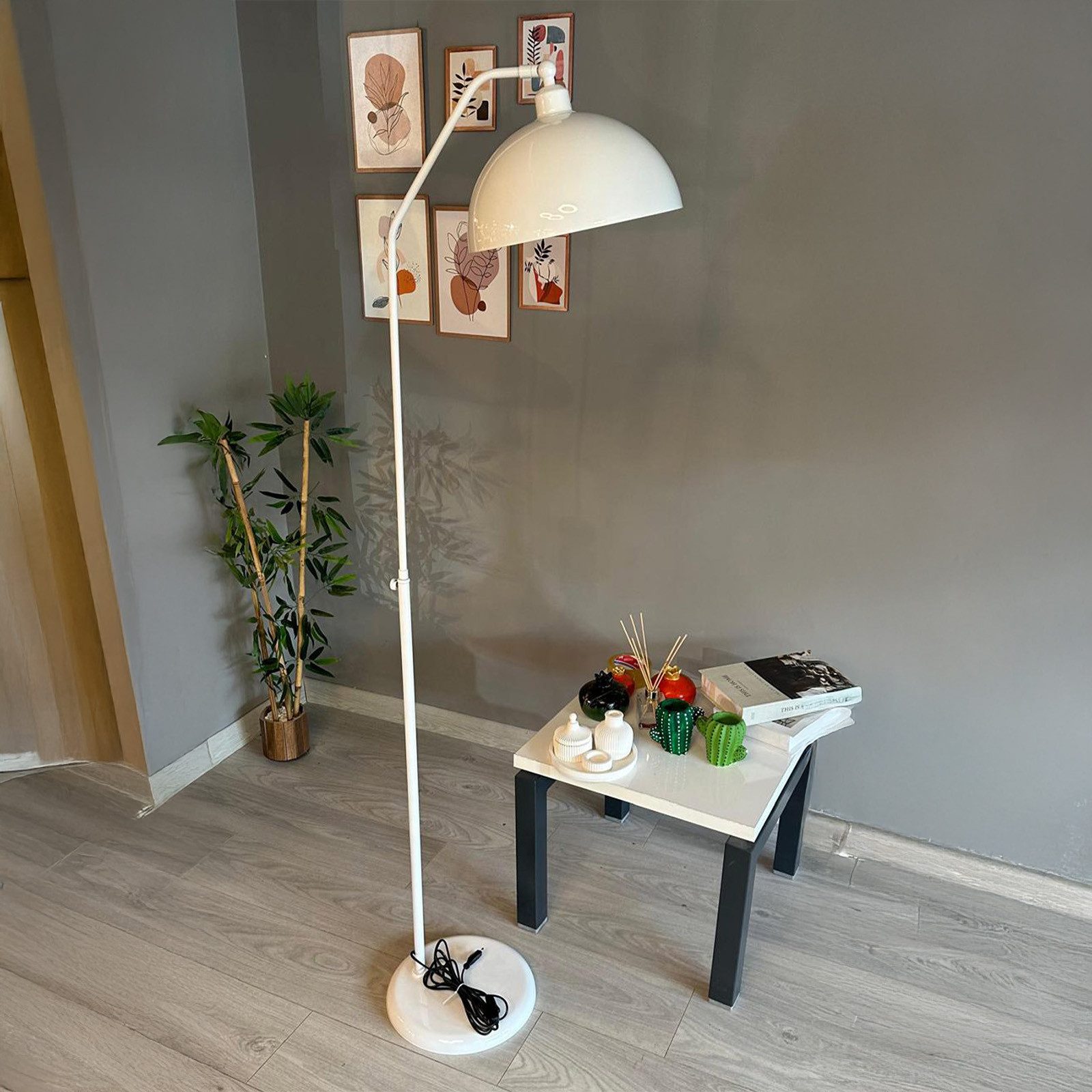 Bamyum Stehlampe Stehlampe mit beweglichem Kopf