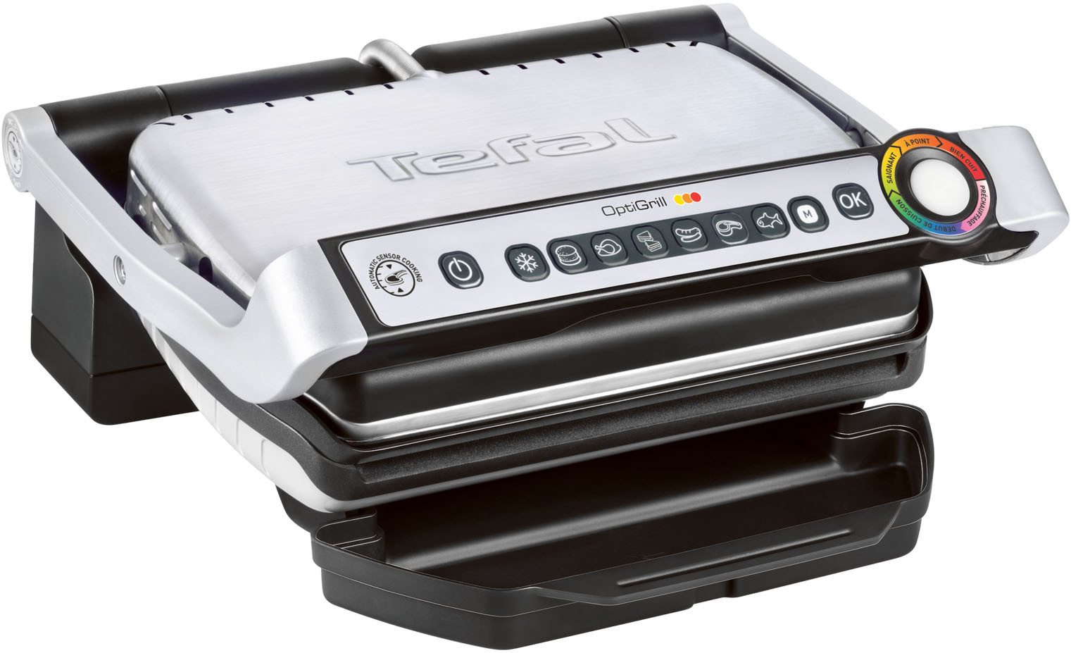 Tefal Kontaktgrill OptiGrill, 6 automatische Programme,