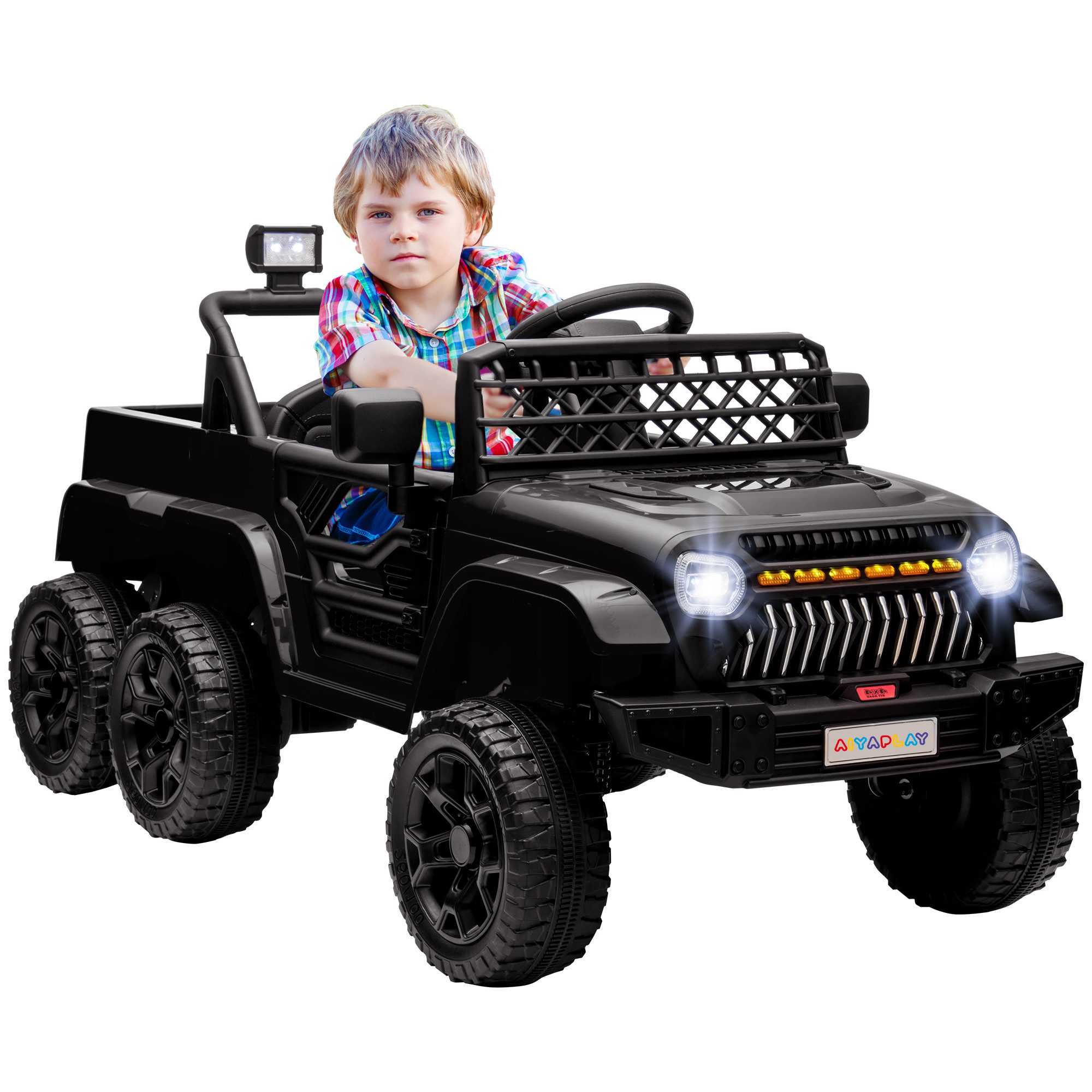 AIYAPLAY Elektro-Kinderauto 12 V Geländewagen mit
