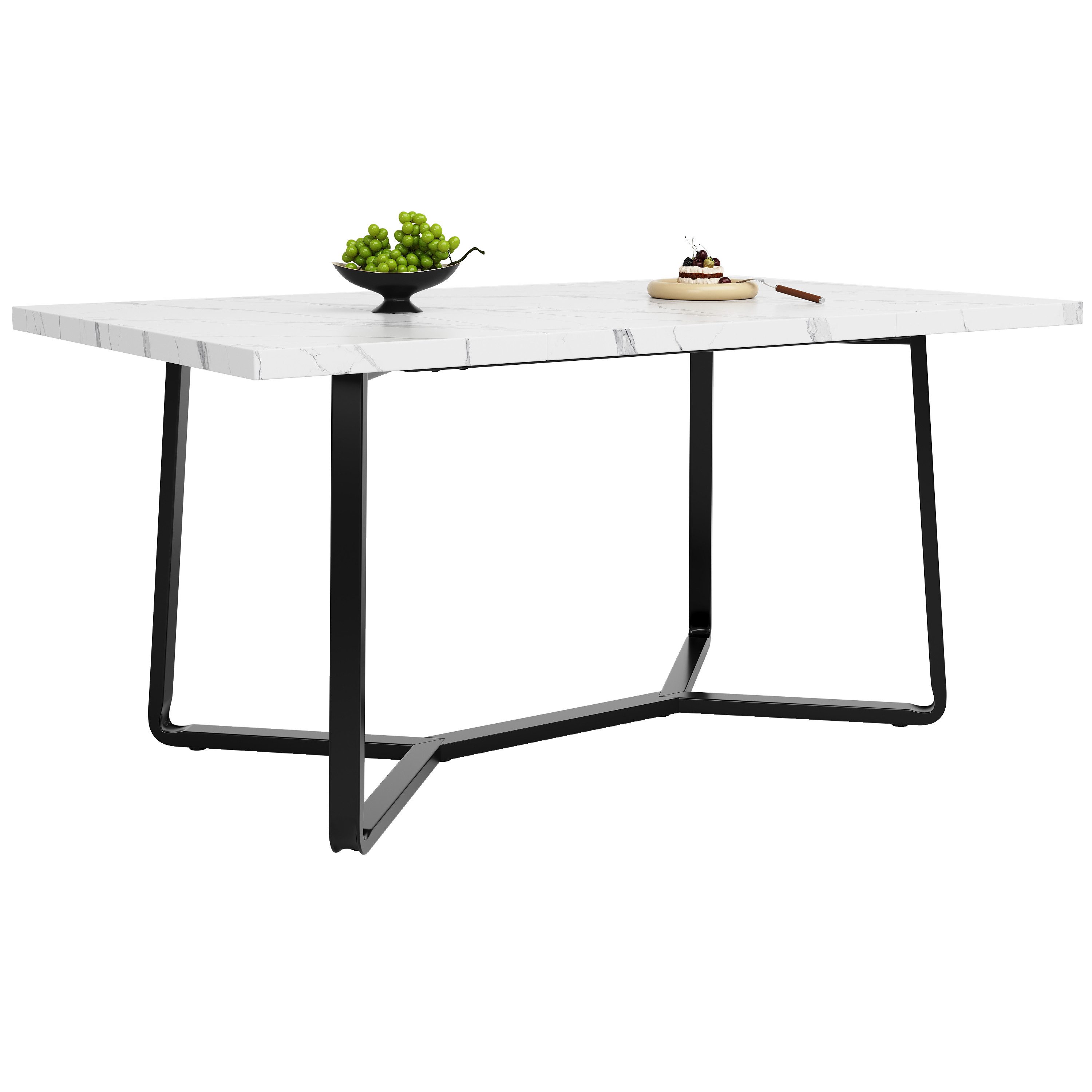 MODFU Essgruppe Moderner Küchentisch Set,Essgruppe, (Eleganter