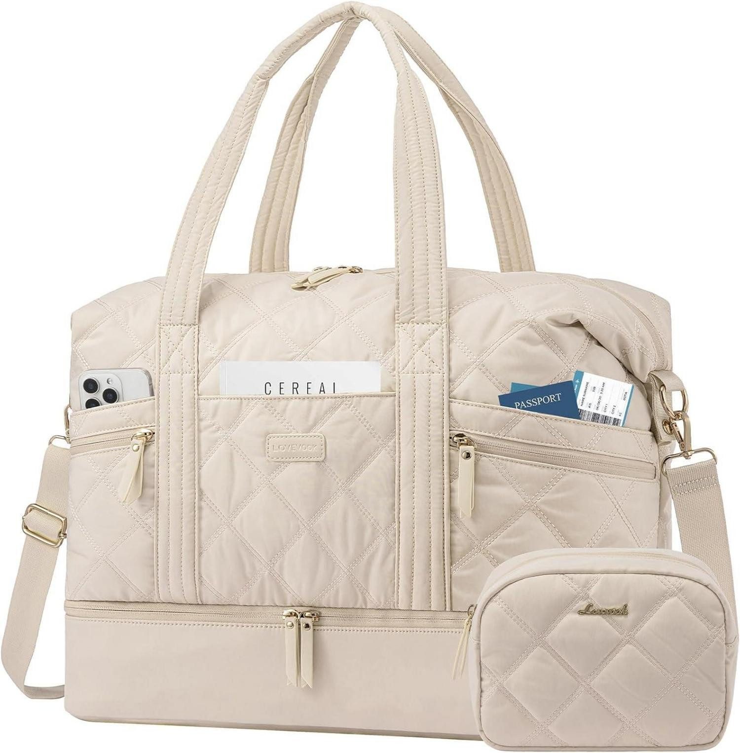 LuxusKollektion Reisetasche Damen Reisetasche Handgepäck mit