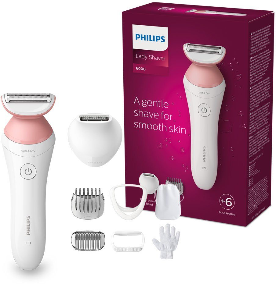 Philips Elektrokörperrasierer SatinShave Prestige Series 6000