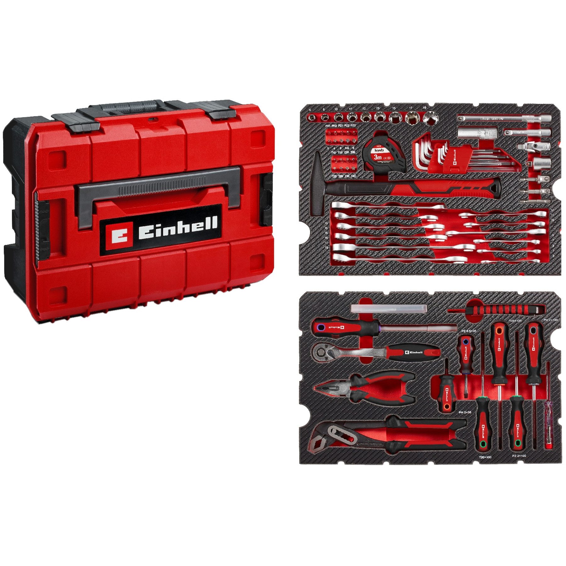 Einhell Werkzeugkoffer EINHELL Werkzeugkoffer, 370570, E-Case,