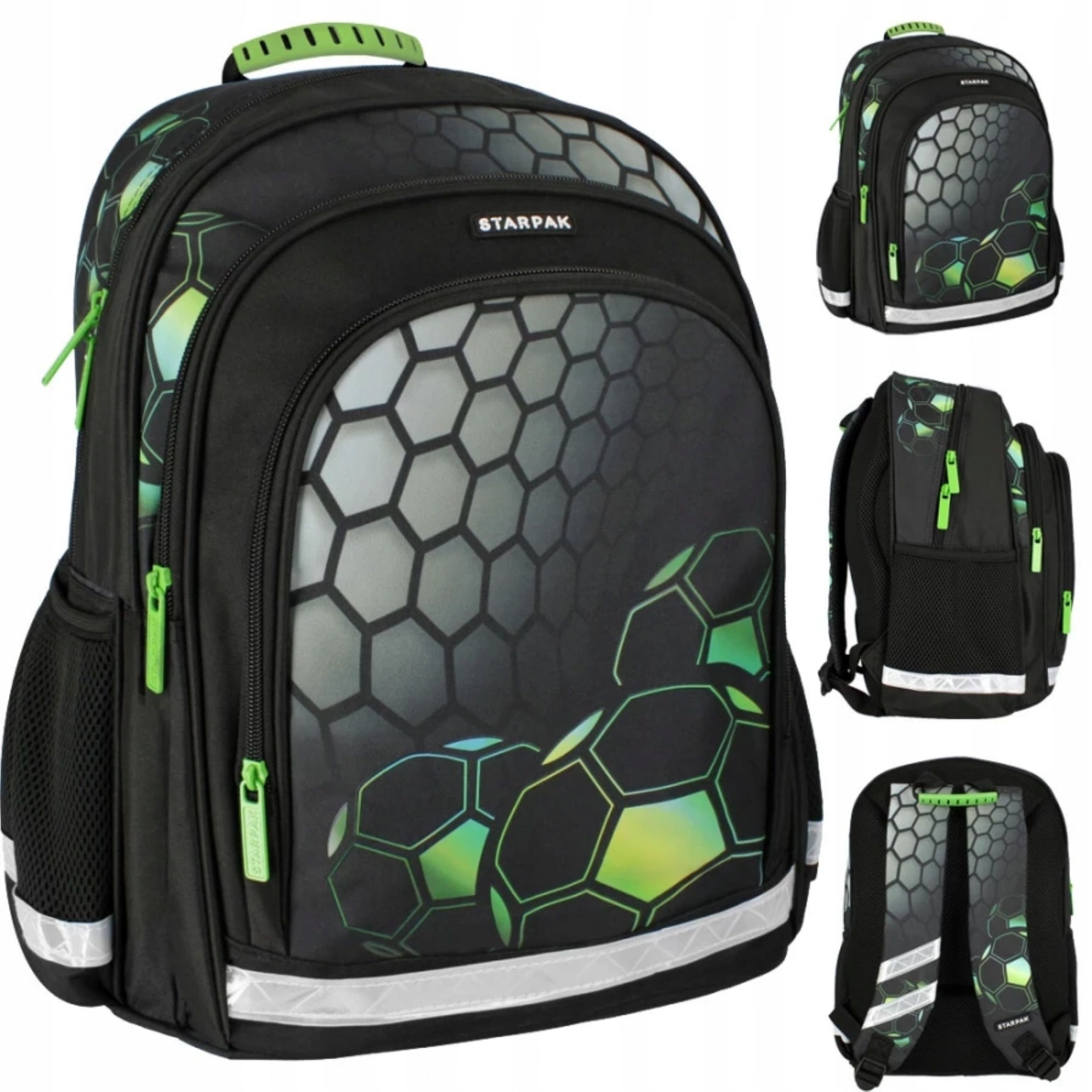 Starpak Schulrucksack Schulrucksack Football für Jungen