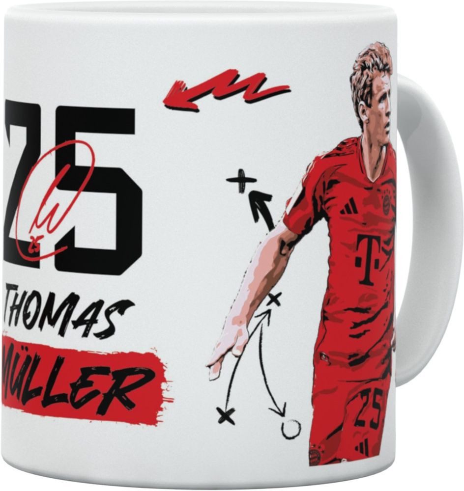 FC Bayern München Becher Tasse Müller
