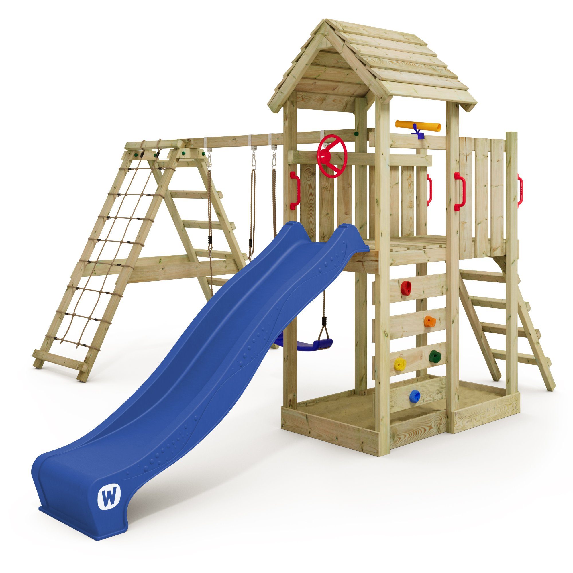 Wickey Spielturm RocketFlyer – Klettergerüst mit