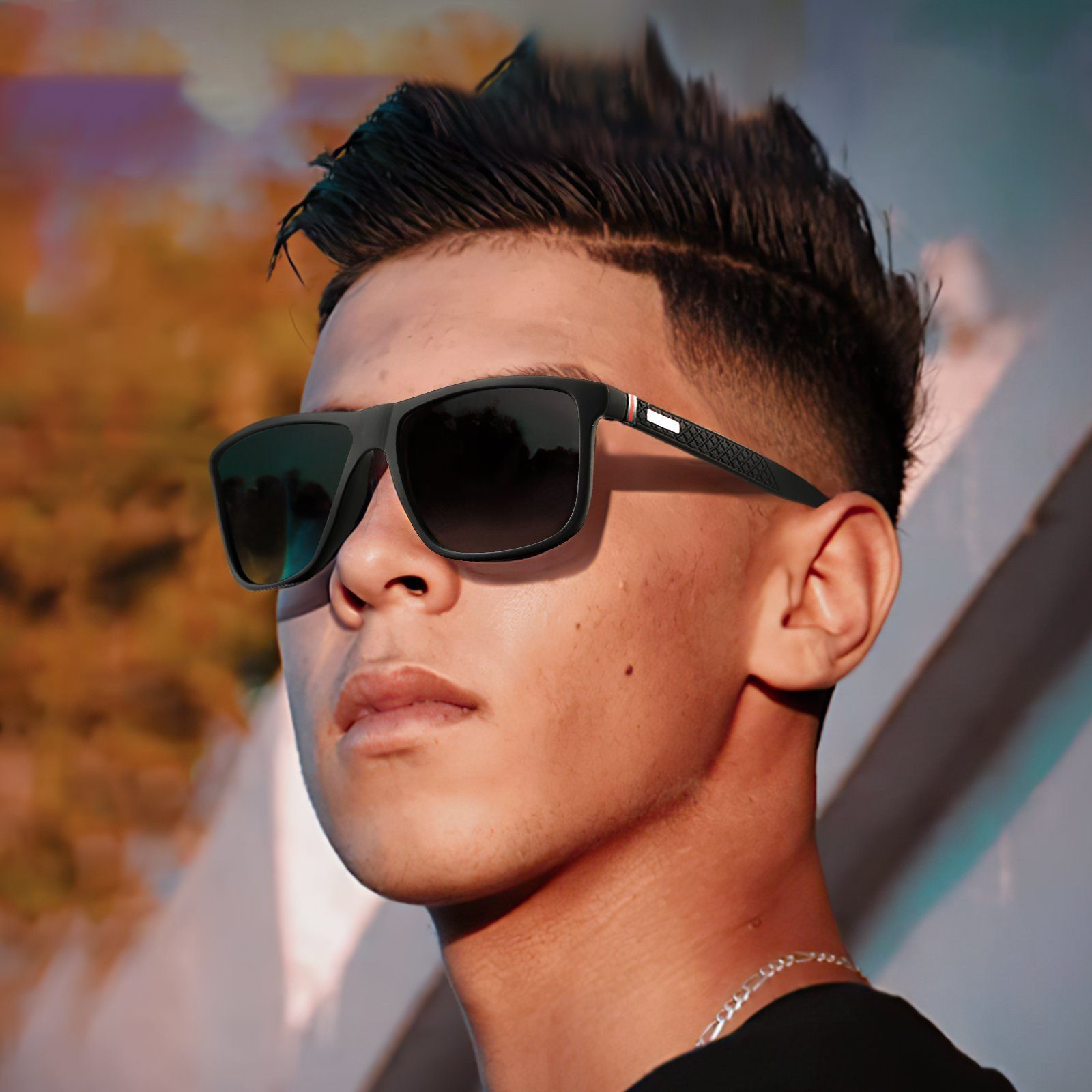 ibettertec Sonnenbrille Polarisierte Sonnenbrille Herren/Damen, (Vintage/Klassisch/Elegant
