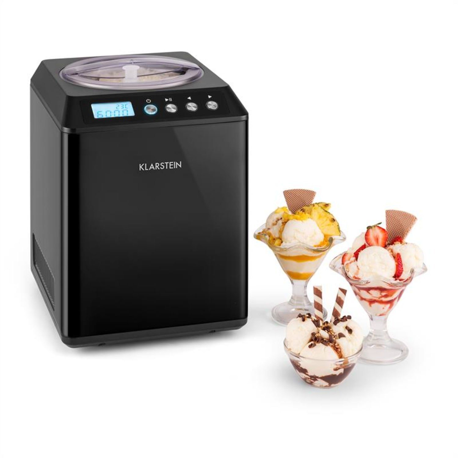 Klarstein Eismaschine Vanilly Sky Family, 2.5