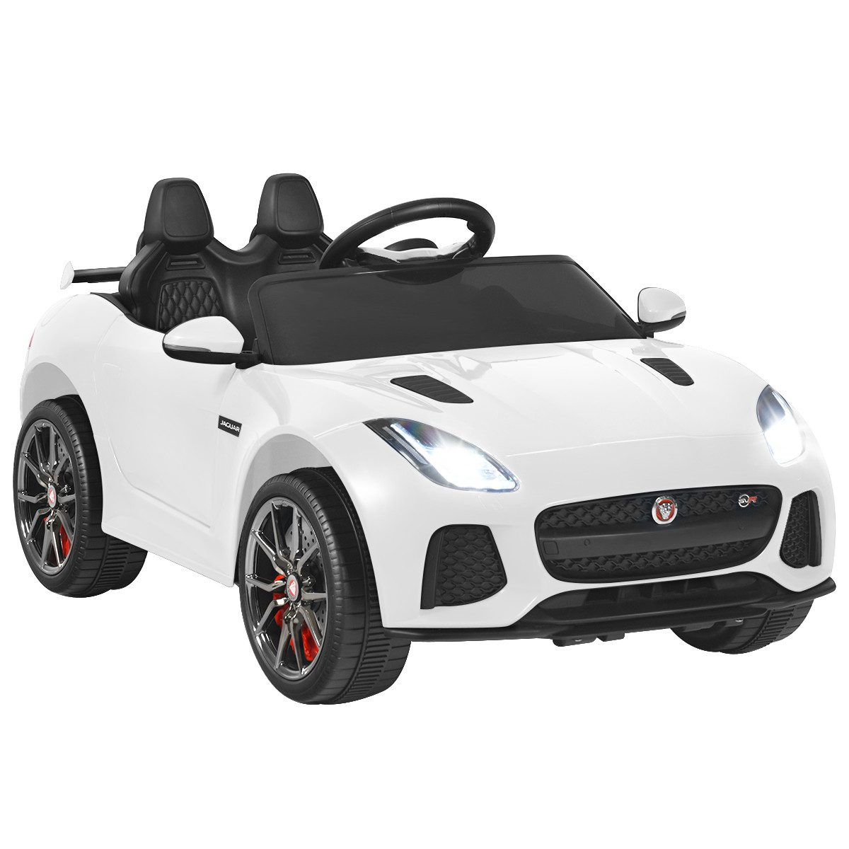 COSTWAY Elektro-Kinderauto Jaguar, mit Geschichten &
