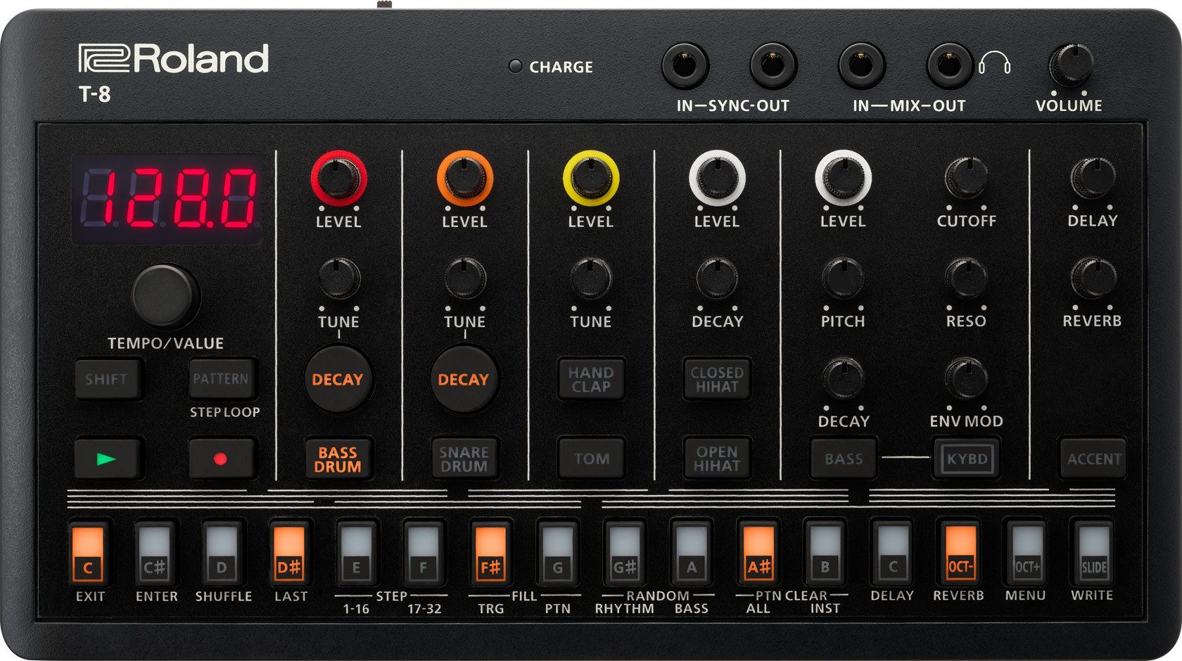 Roland Synthesizer Roland AIRA Compact T-8