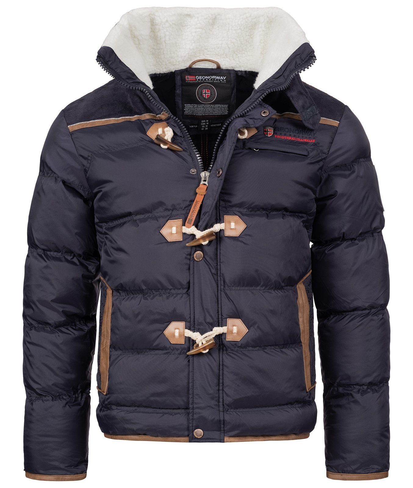 Geo Norway Winterjacke Herren Winterjacke Steppjacke