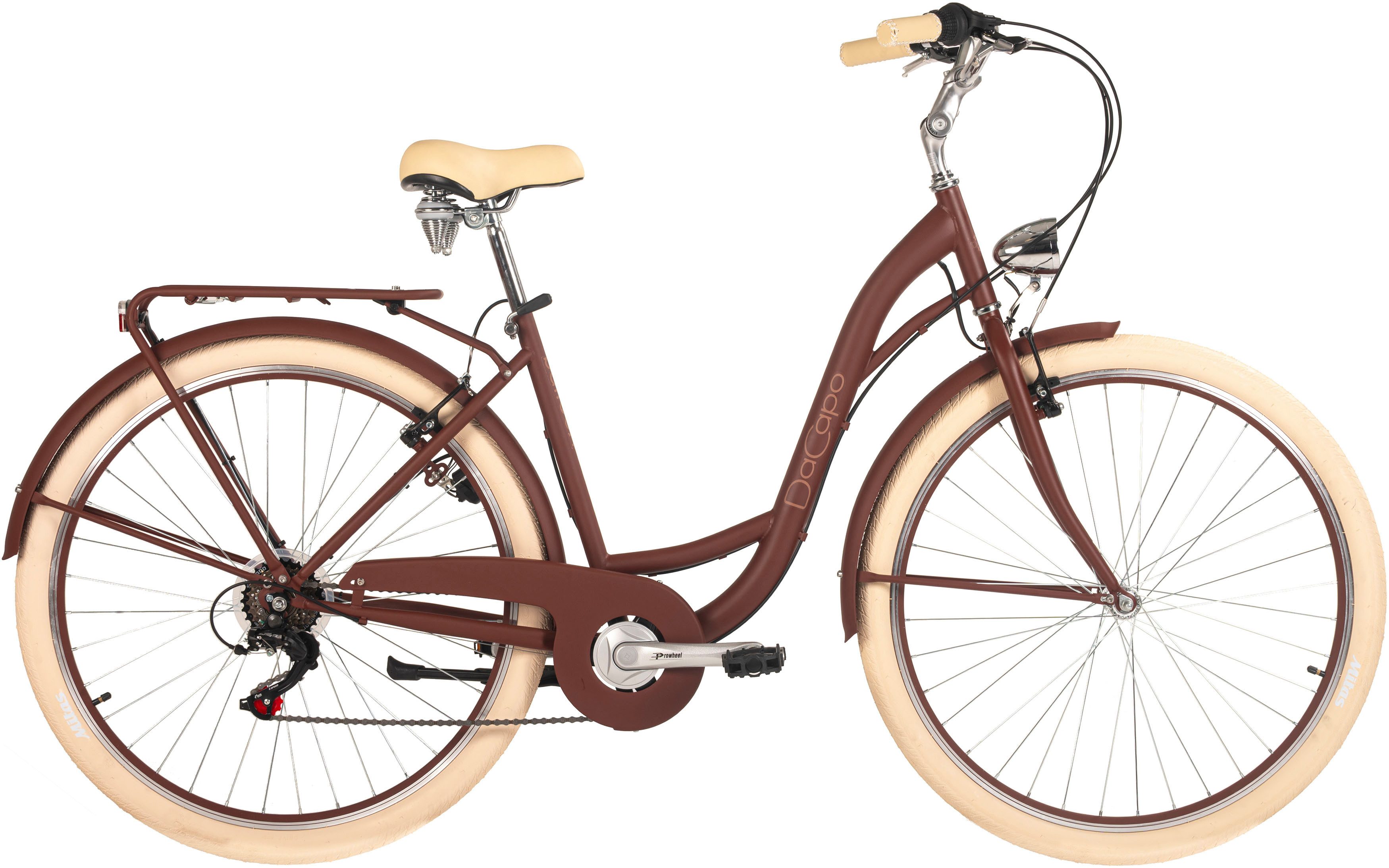 Dacapo Cityrad Balloon Damenrad 28'' braun