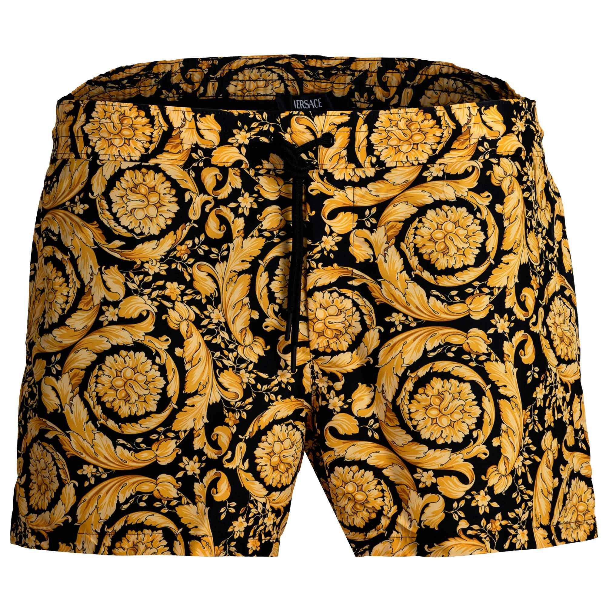 Versace Badeshorts Herren Badeshorts Polyester Barocco