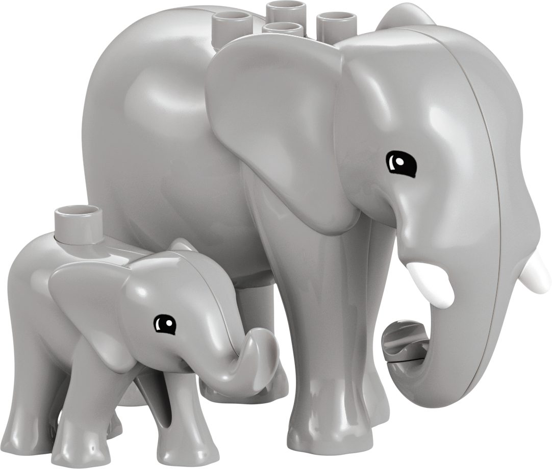 LEGO® LEGO DUPLO Tierwelt: 2 Elephanten