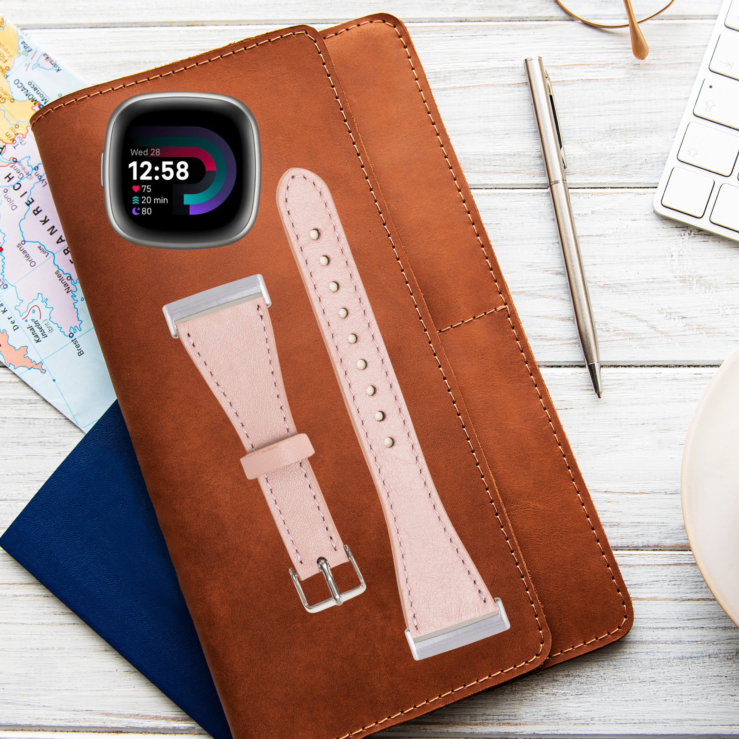 Renna Leather Uhrenarmband Fitbit Versa 4