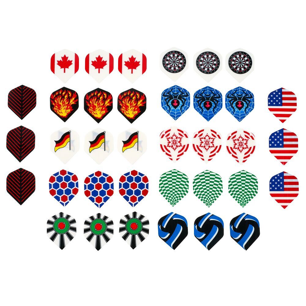 Kings Dart Dartscheibe Dart Flights-Set HD