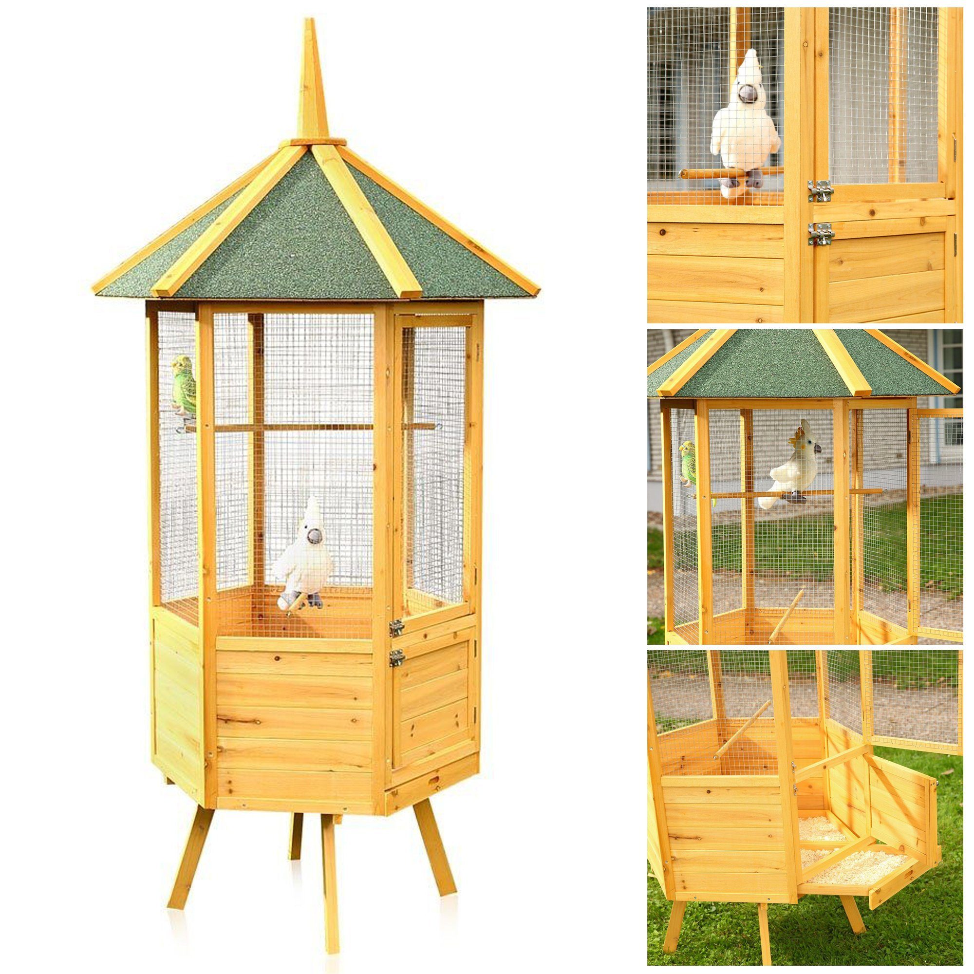 Melko Vogelhaus Vogelvoliere Vogelkäfig Zimmer- und