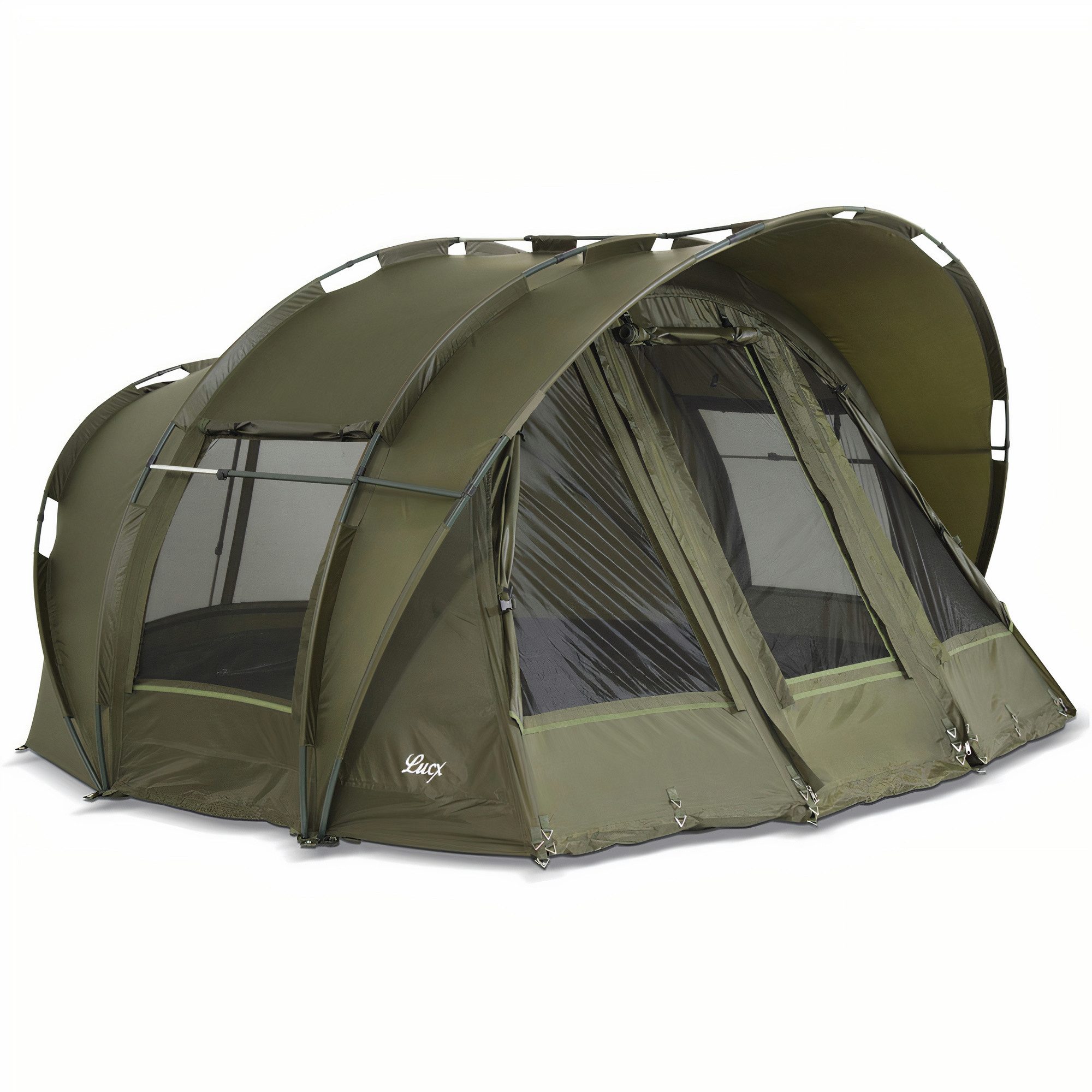 Lucx Angelzelt Leopard Karpfenzelt Bivvy, Personen: