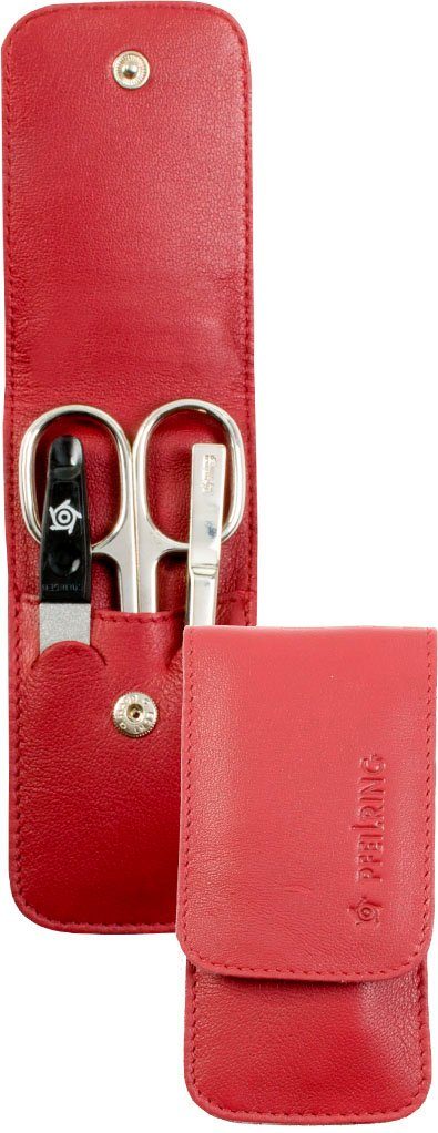 PFEILRING Maniküre-Etui Taschenetui Nappaleder, 3 tlg.,