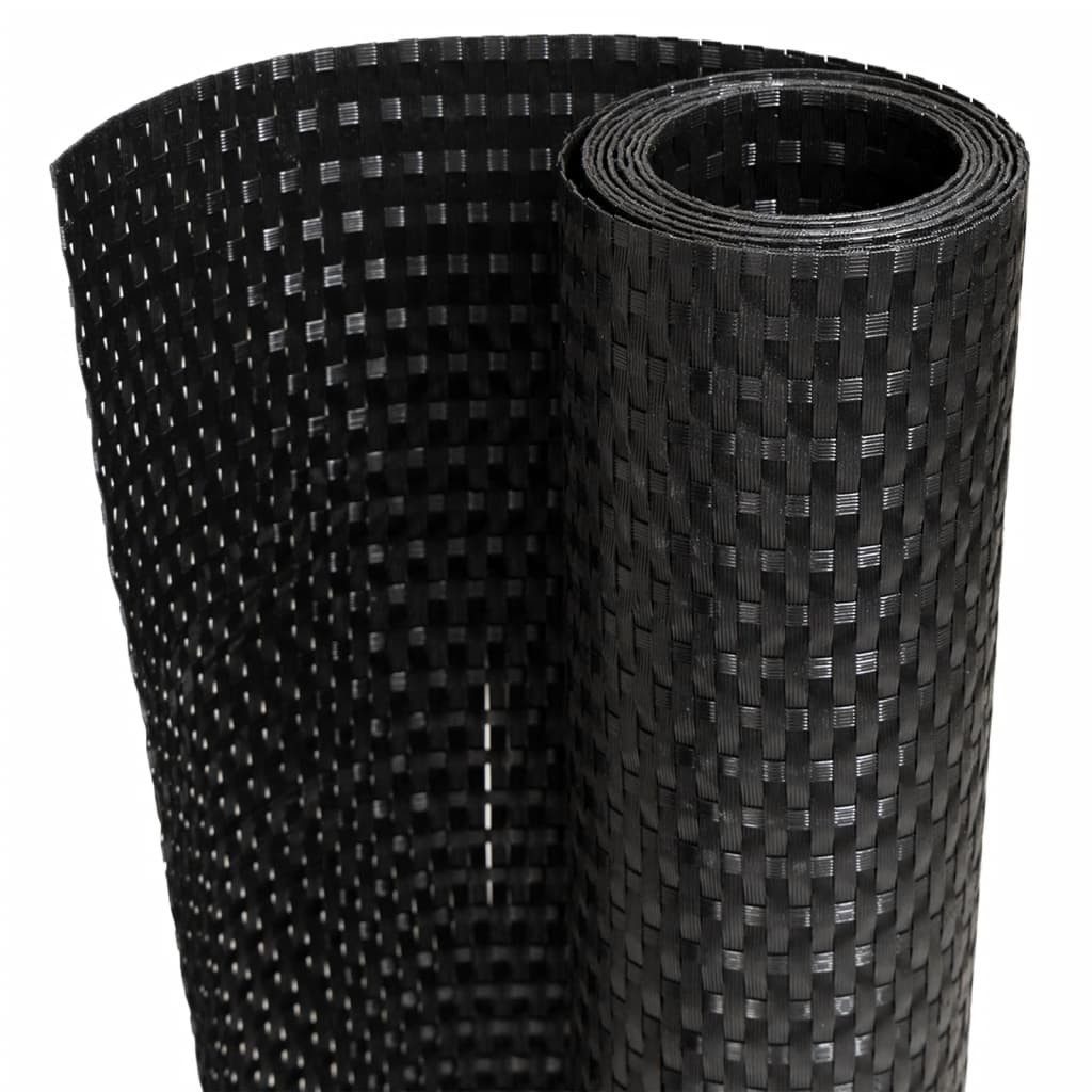 vidaXL Gartenzaun Balkon-Sichtschutz Schwarz 300x80 cm