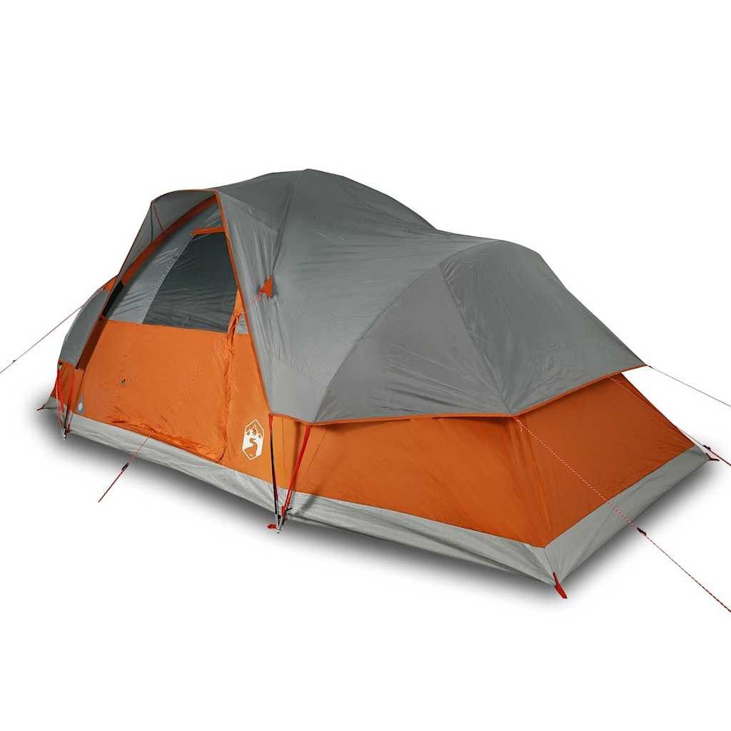 vidaXL Kuppelzelt Kuppel-Familienzelt 9 Personen Orange
