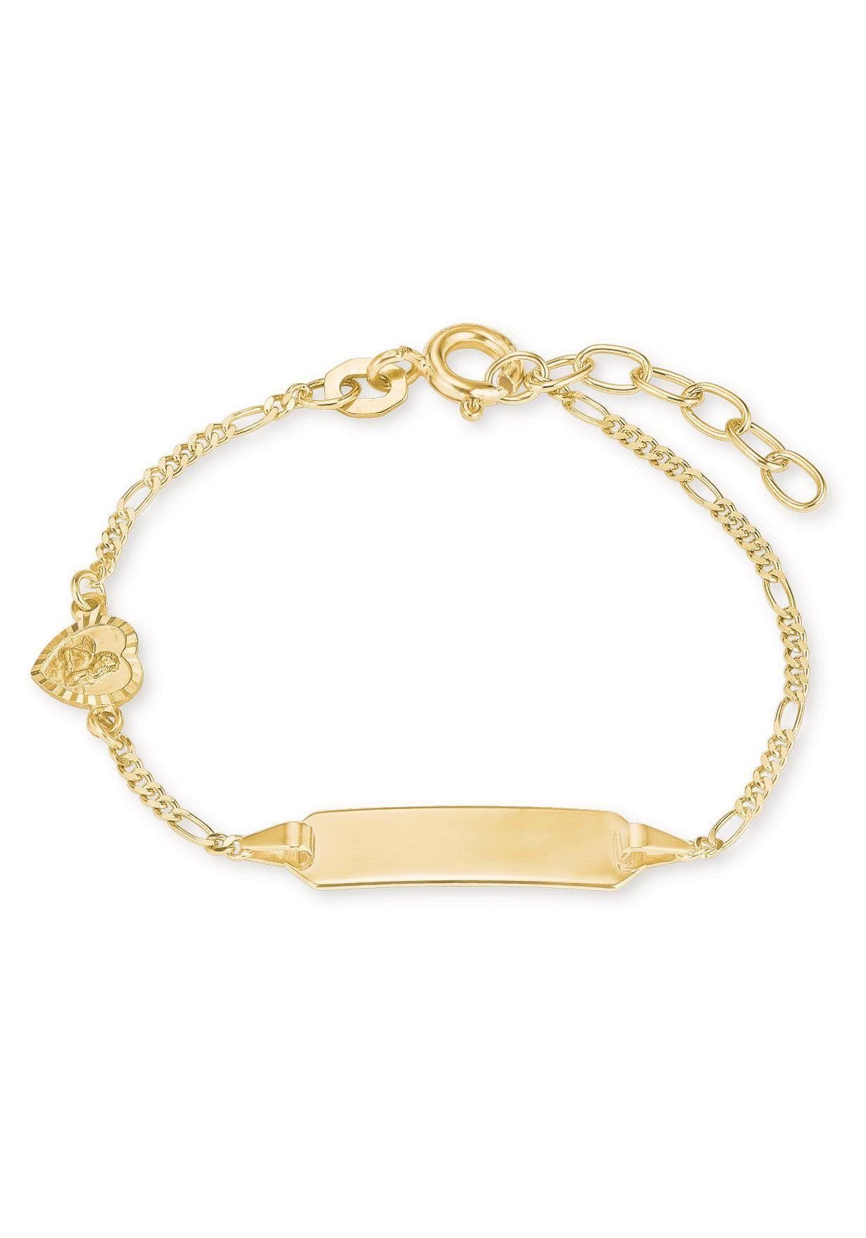 Amor Goldarmband Herz, Schutzengel, 2014329, Made