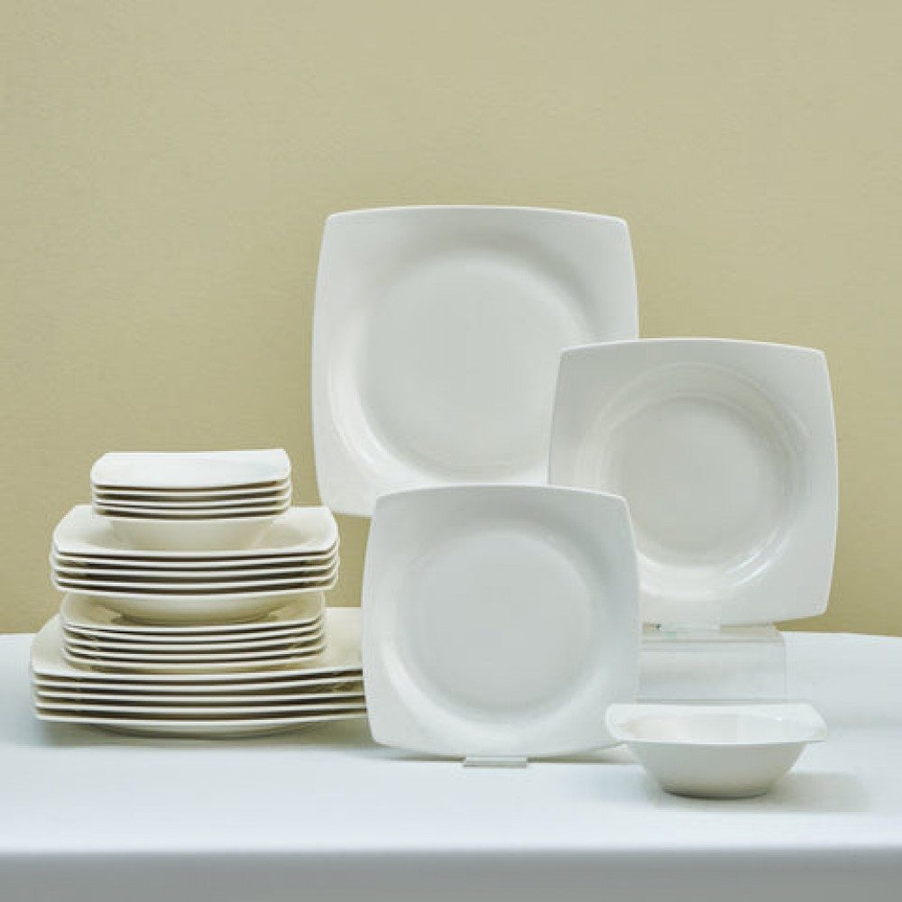 Karaca Frühstücks-Geschirrset, 6 Personen, Bone China