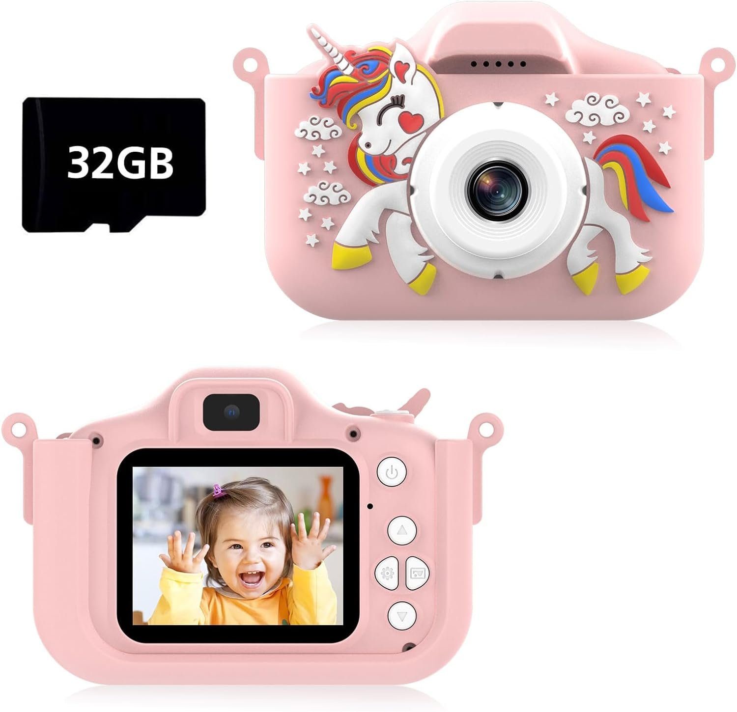 BlingBin Kinderkamera 1080P HD Digitalkamera Kinder