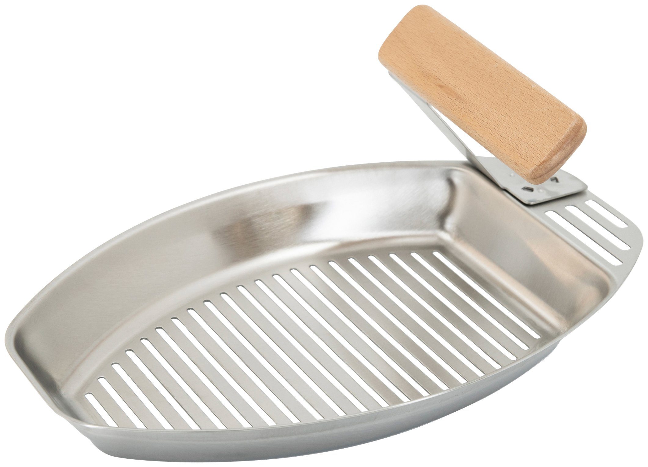 hecht international Grillpfanne Fuego, Edelstahl, für