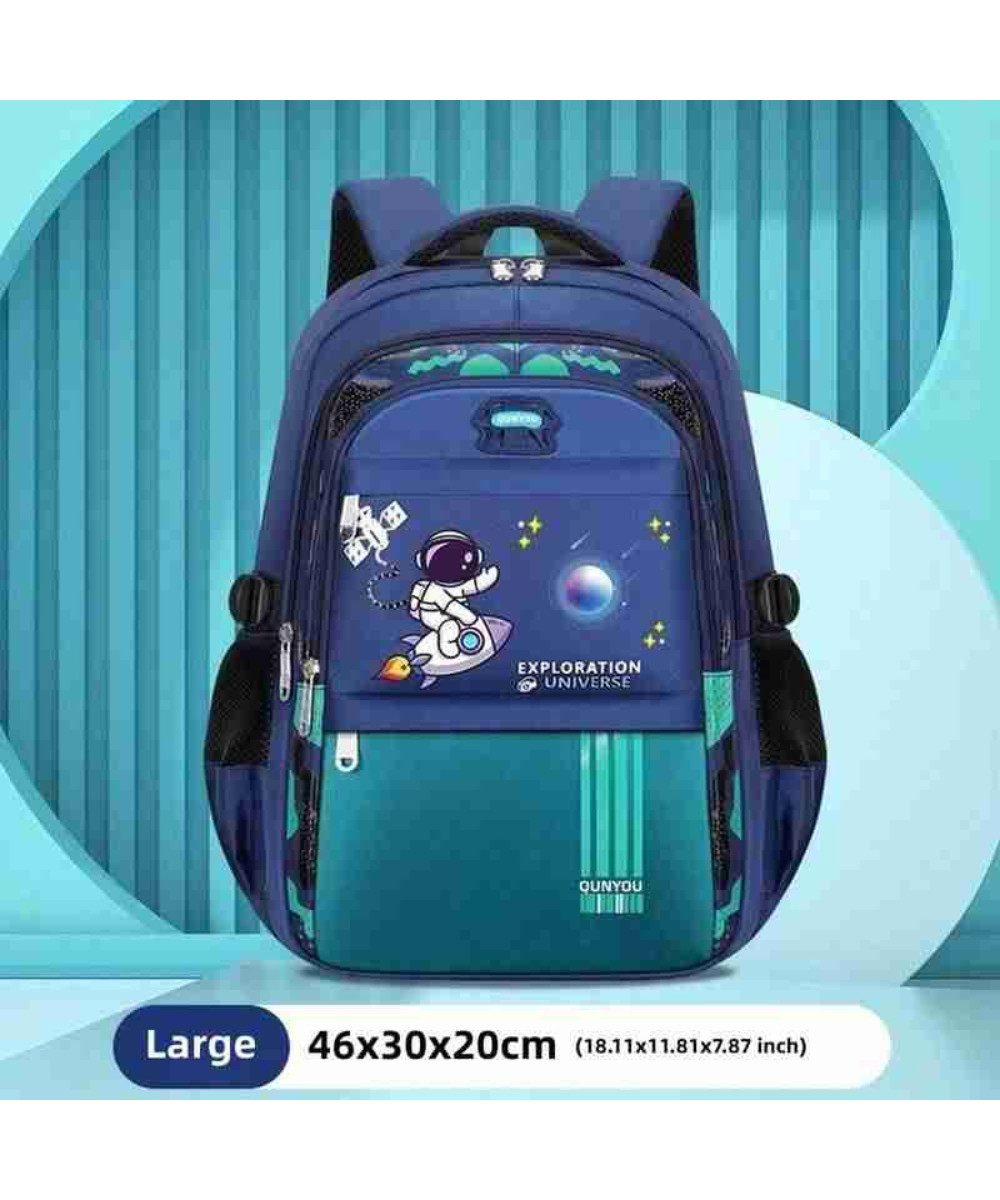 Schulrucksack Schultasche zwei Farben Weltraum-Astronauten (Set,