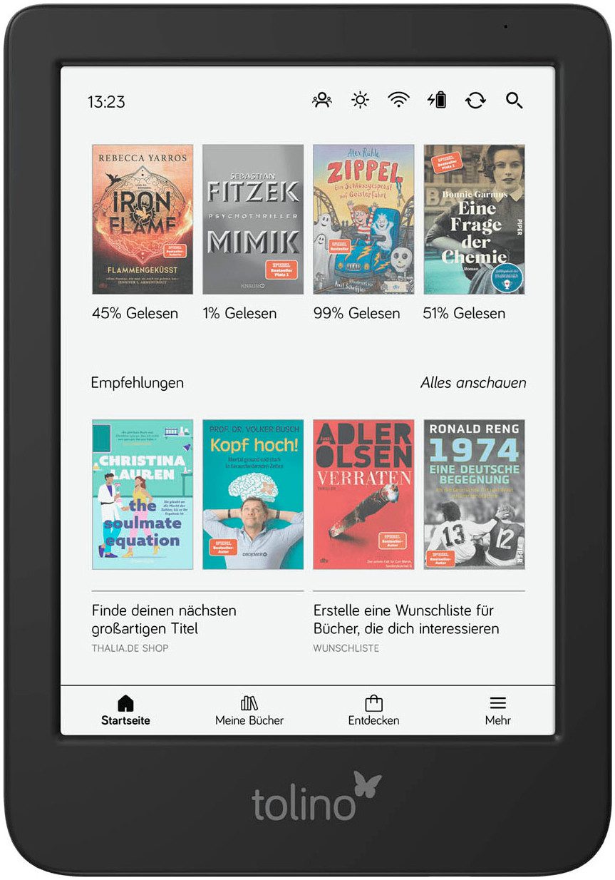 Tolino shine color E-Book (6', 16