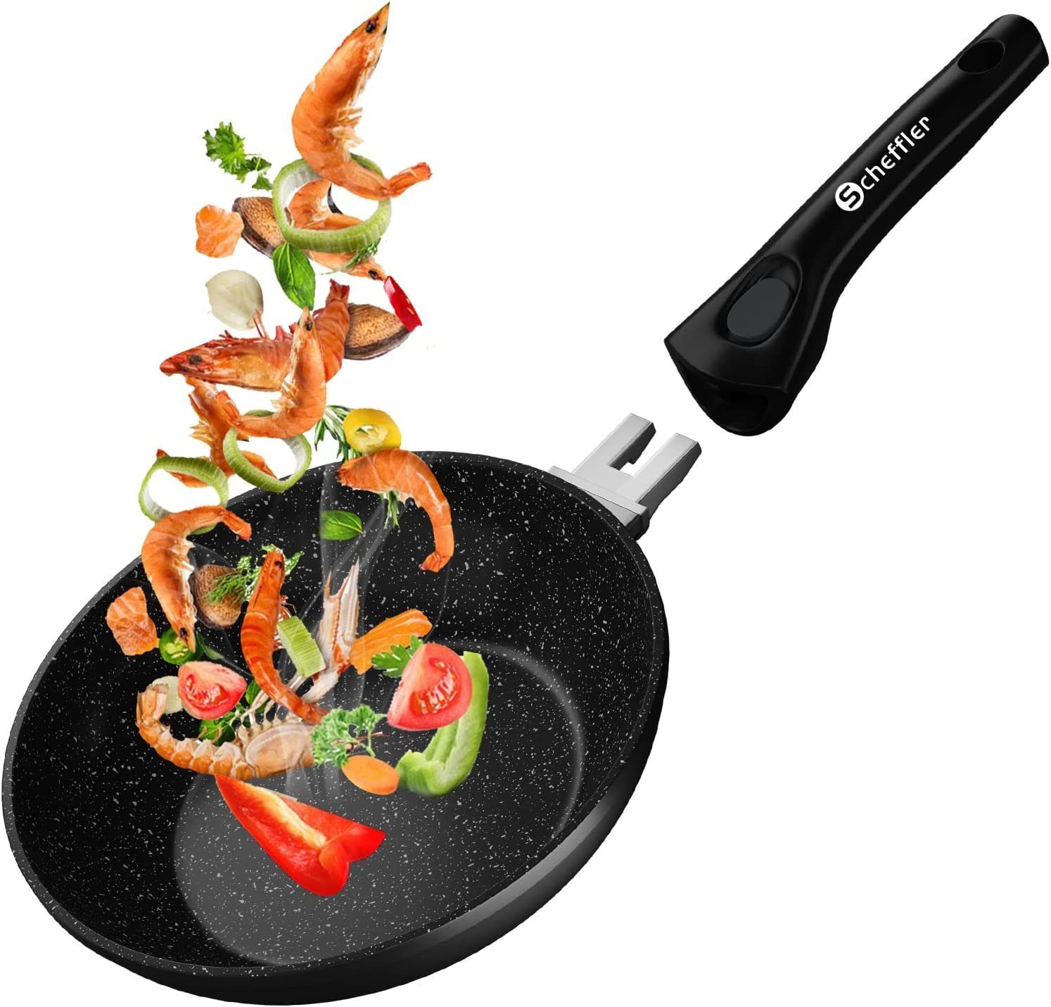 Scheffler Pfannen-Set Bratpfanne 20cm Abnehmbarer Griff