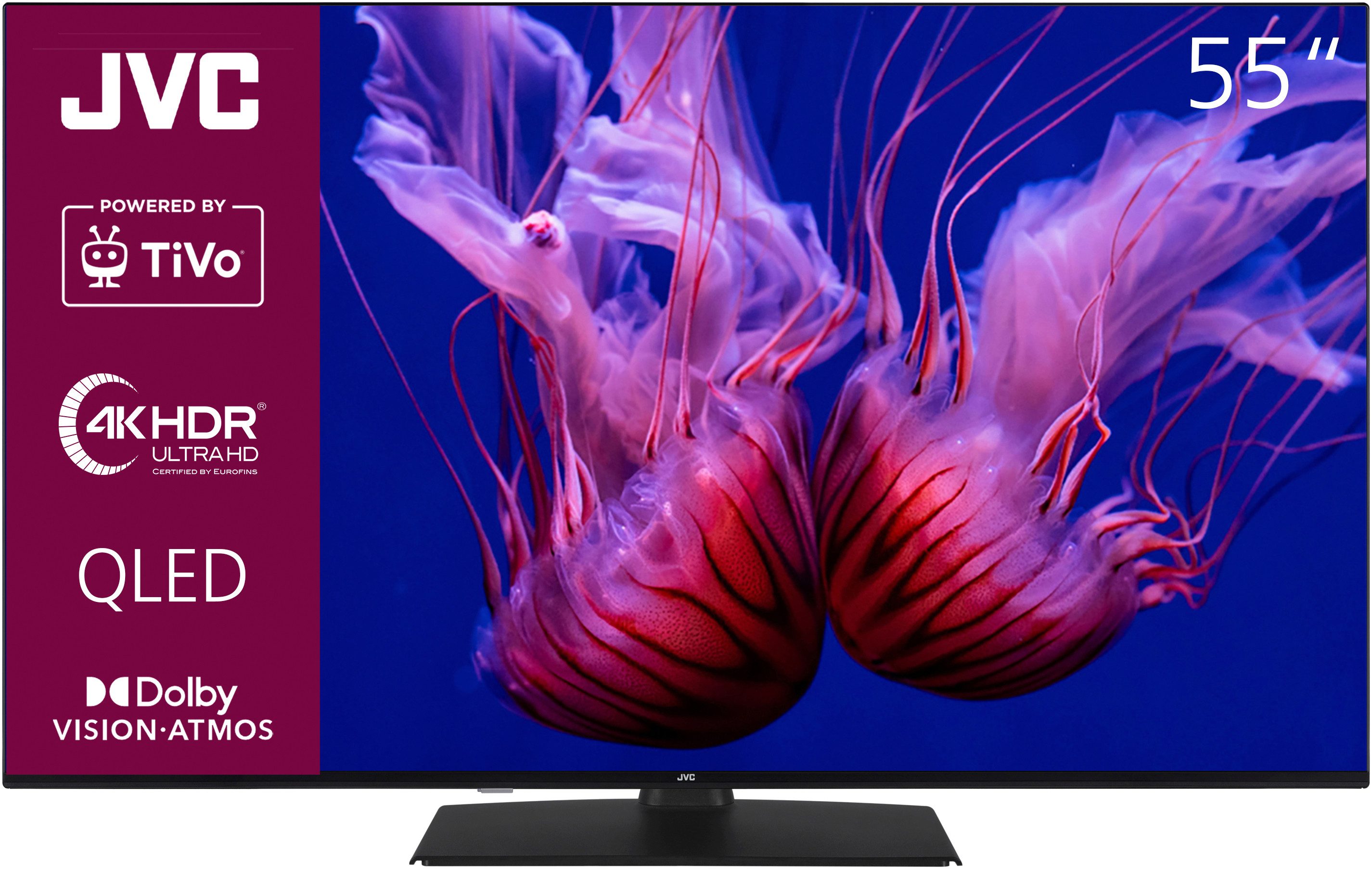 JVC LT-55VUQ3455 QLED-Fernseher (139 cm/55 Zoll,