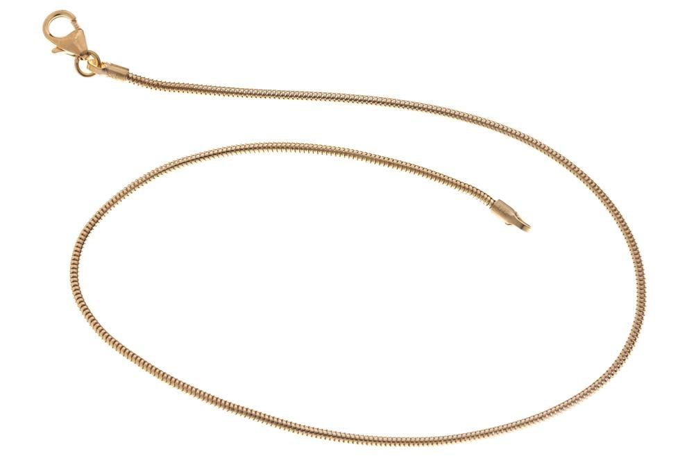 Silberkettenstore Fußkette Fußkette Schlange 1,4mm -