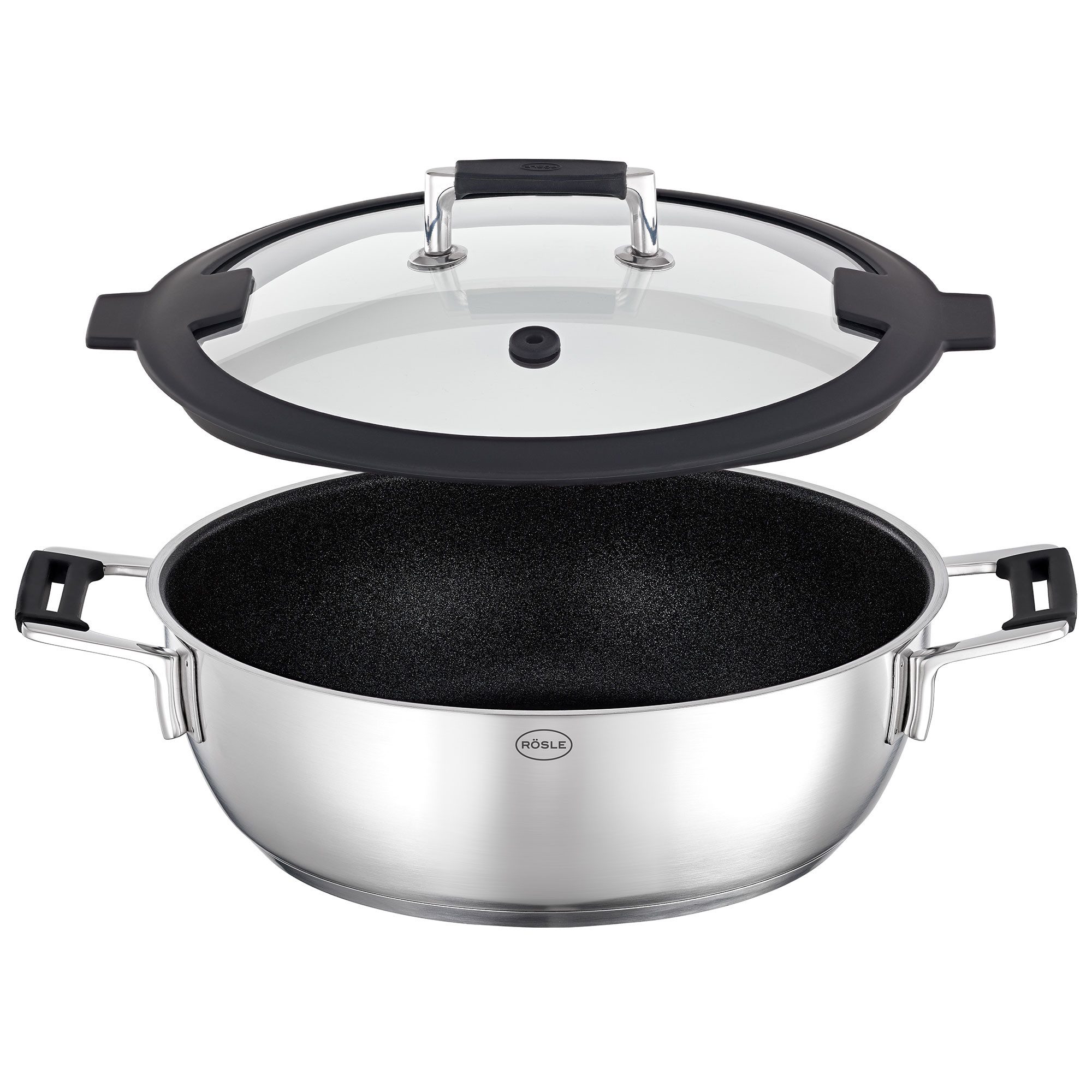 RÖSLE Bratpfanne RÖSLE 13616 Servierpfanne SILENCE