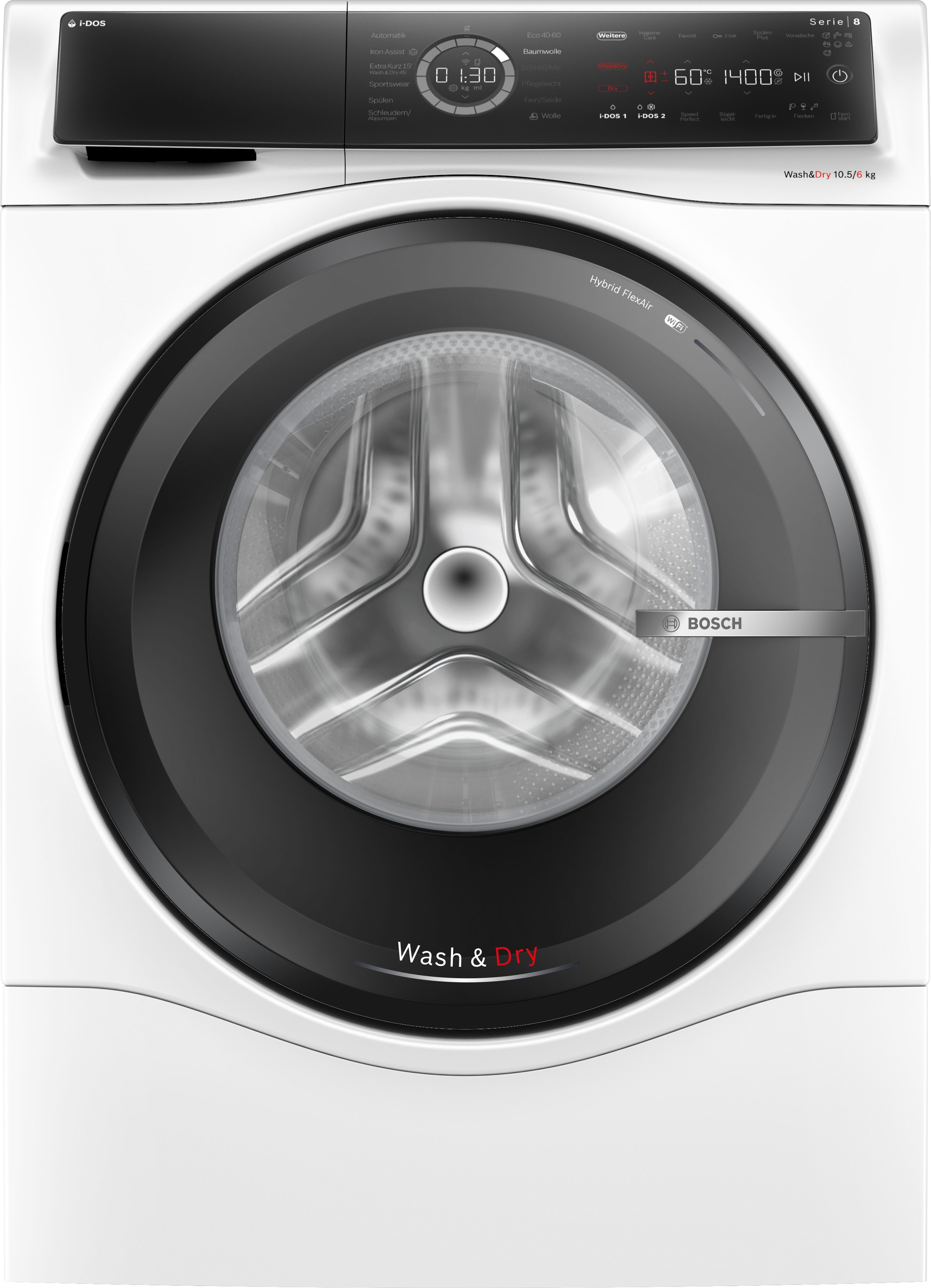 BOSCH Waschtrockner Serie 8 WNC254A40, 10,5