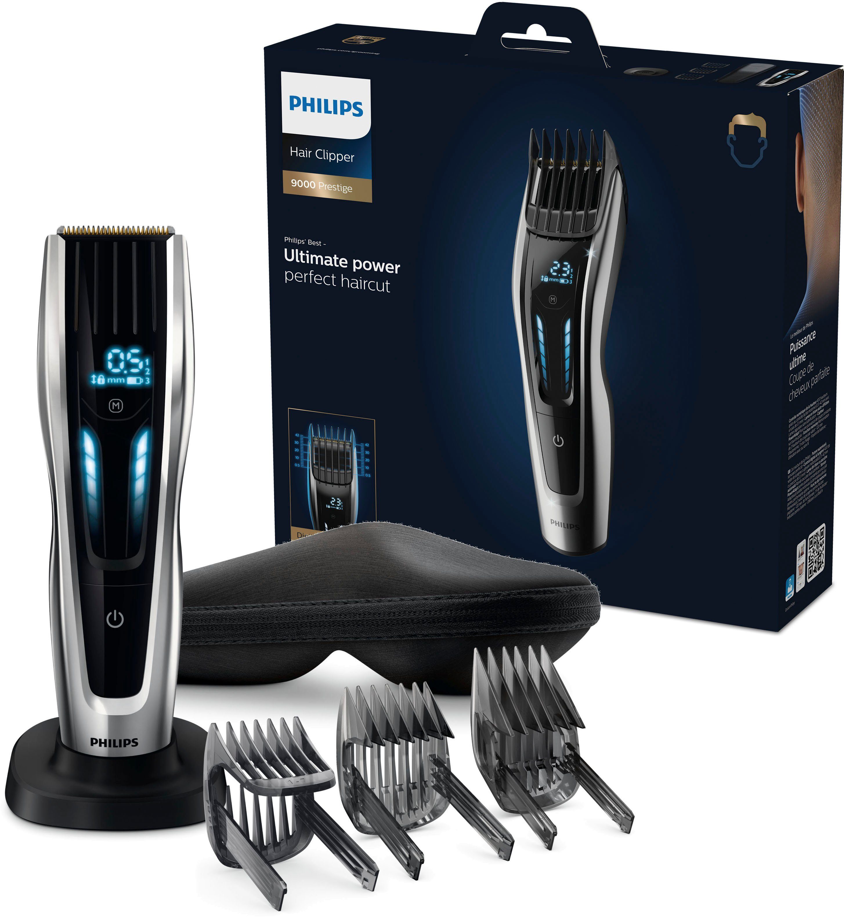 Philips Haarschneider Series 9000 HC9450/20, mit