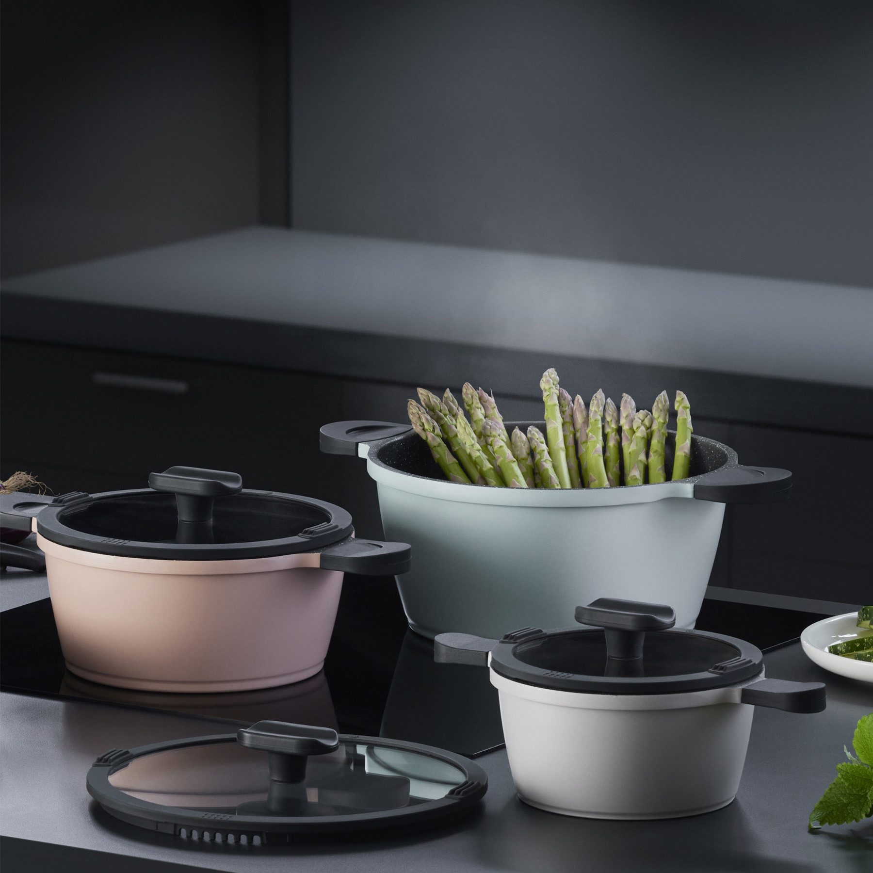 Mulex Topf-Set HAPPINESS TASTYLINE Topfset 6tlg.