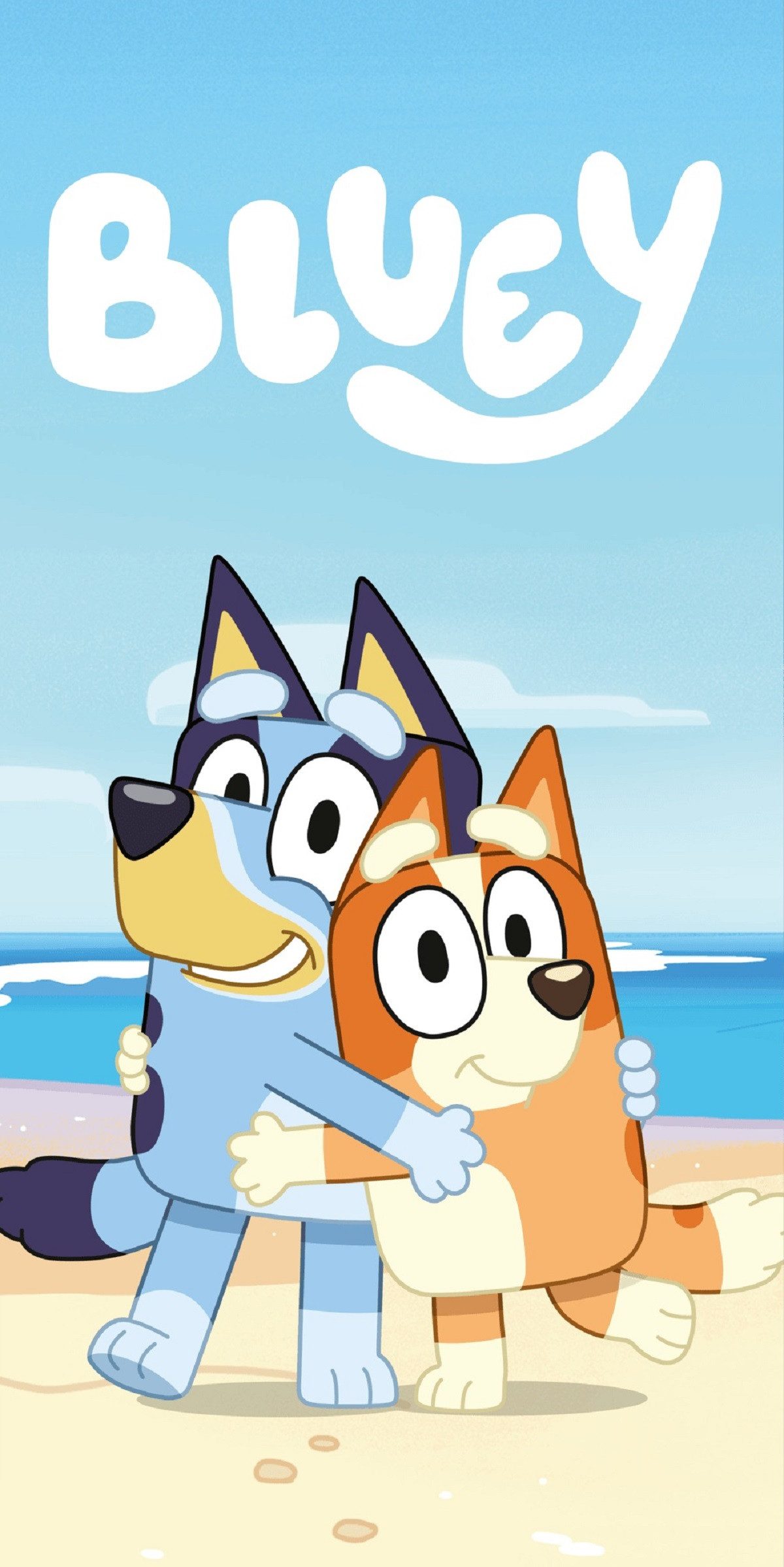 Bluey Strandtuch Badehandtuch 70x140 cm aus
