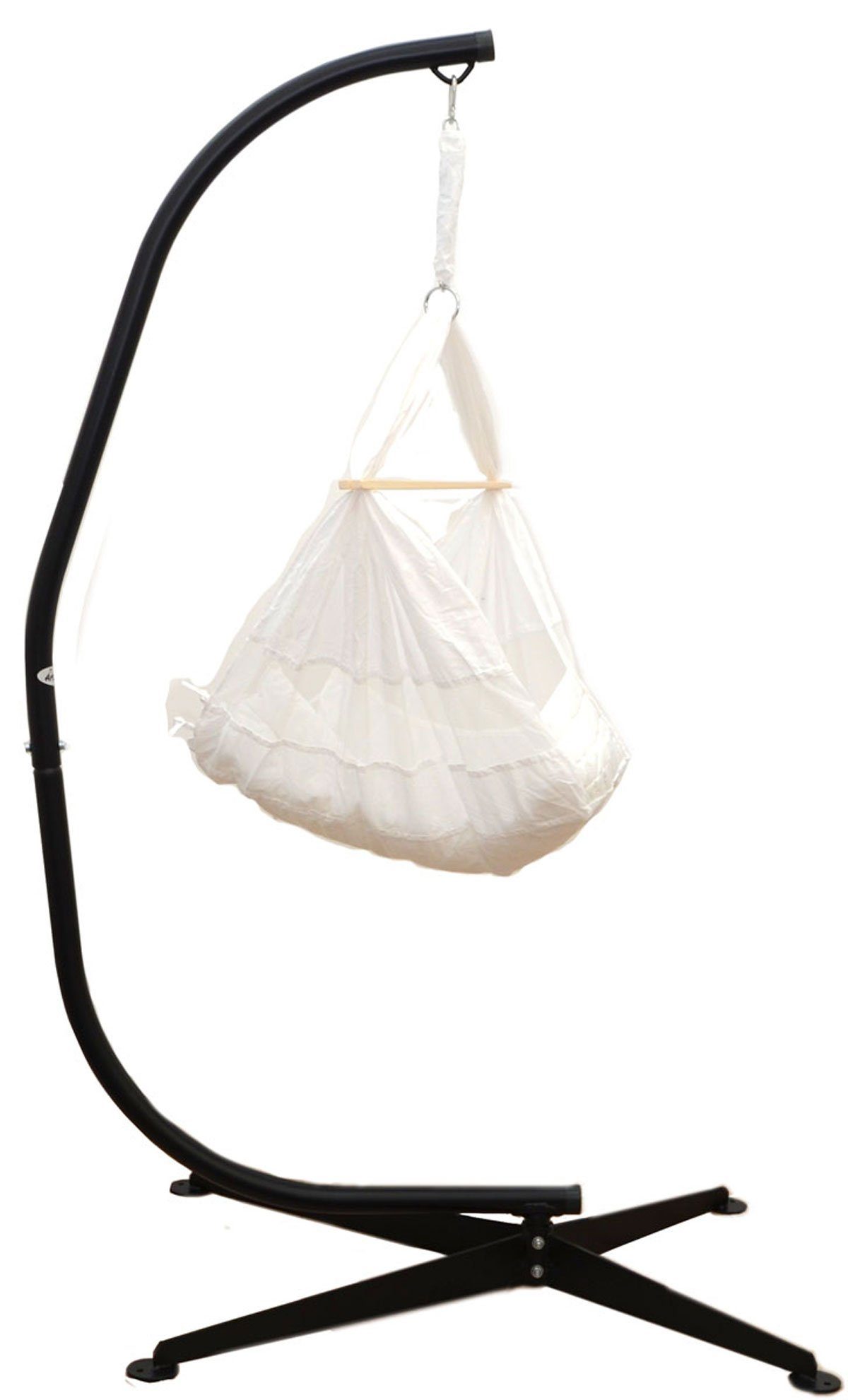 AMANKA Babywippe Komplettset Babywiege mit Gestell